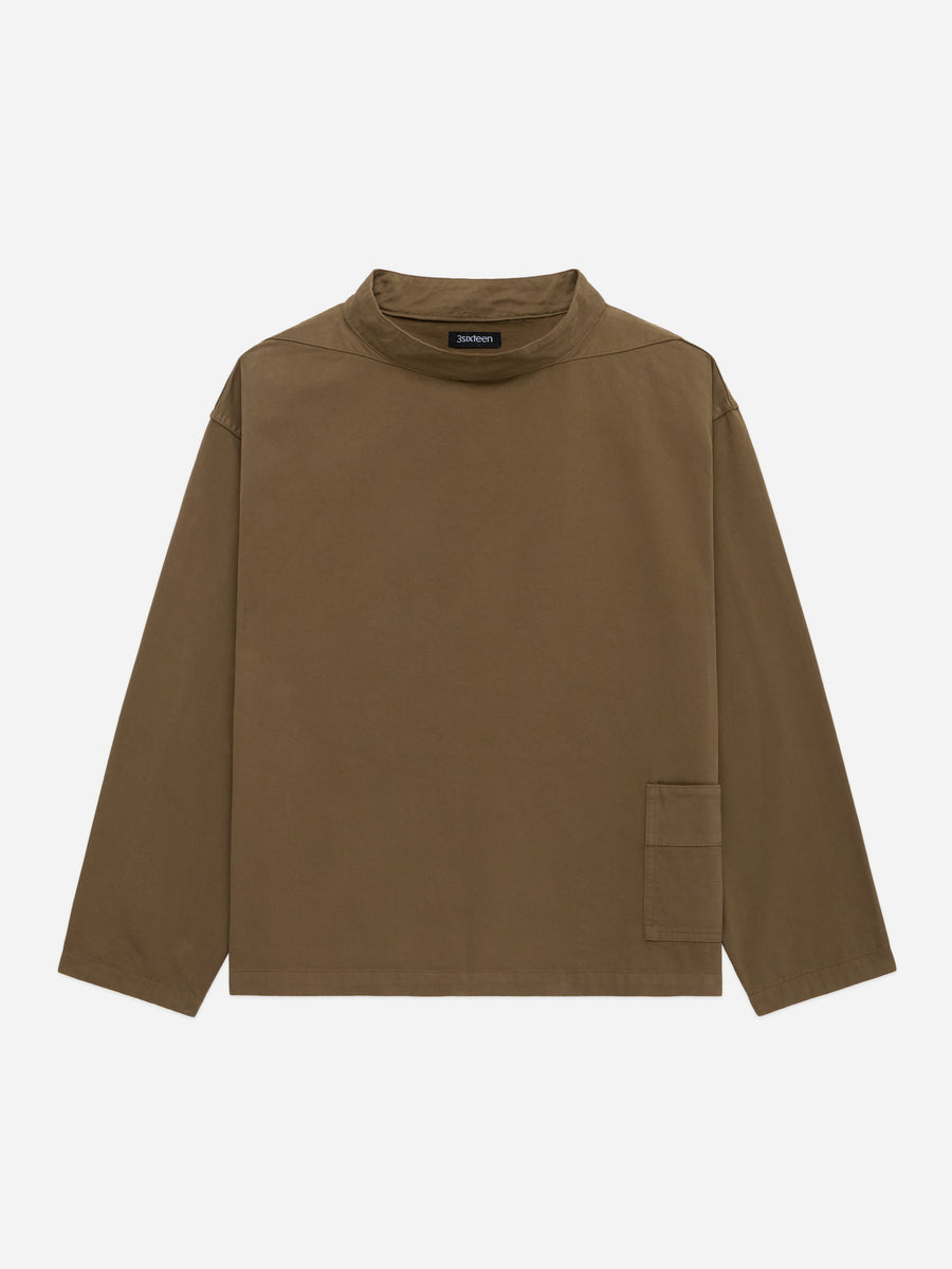 Smock ~ Teak Peached Twill