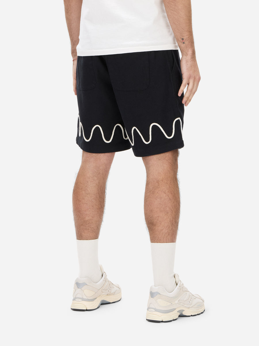 Club Short ~ Black Squiggle