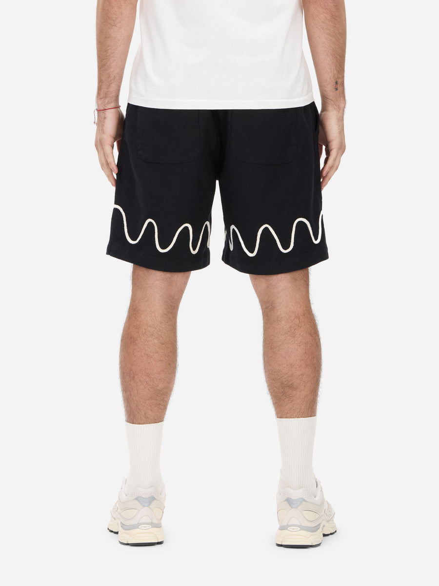 Club Short ~ Black Squiggle