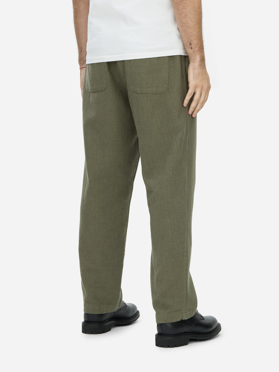Easy Pant ~ Olive Cotton/Linen
