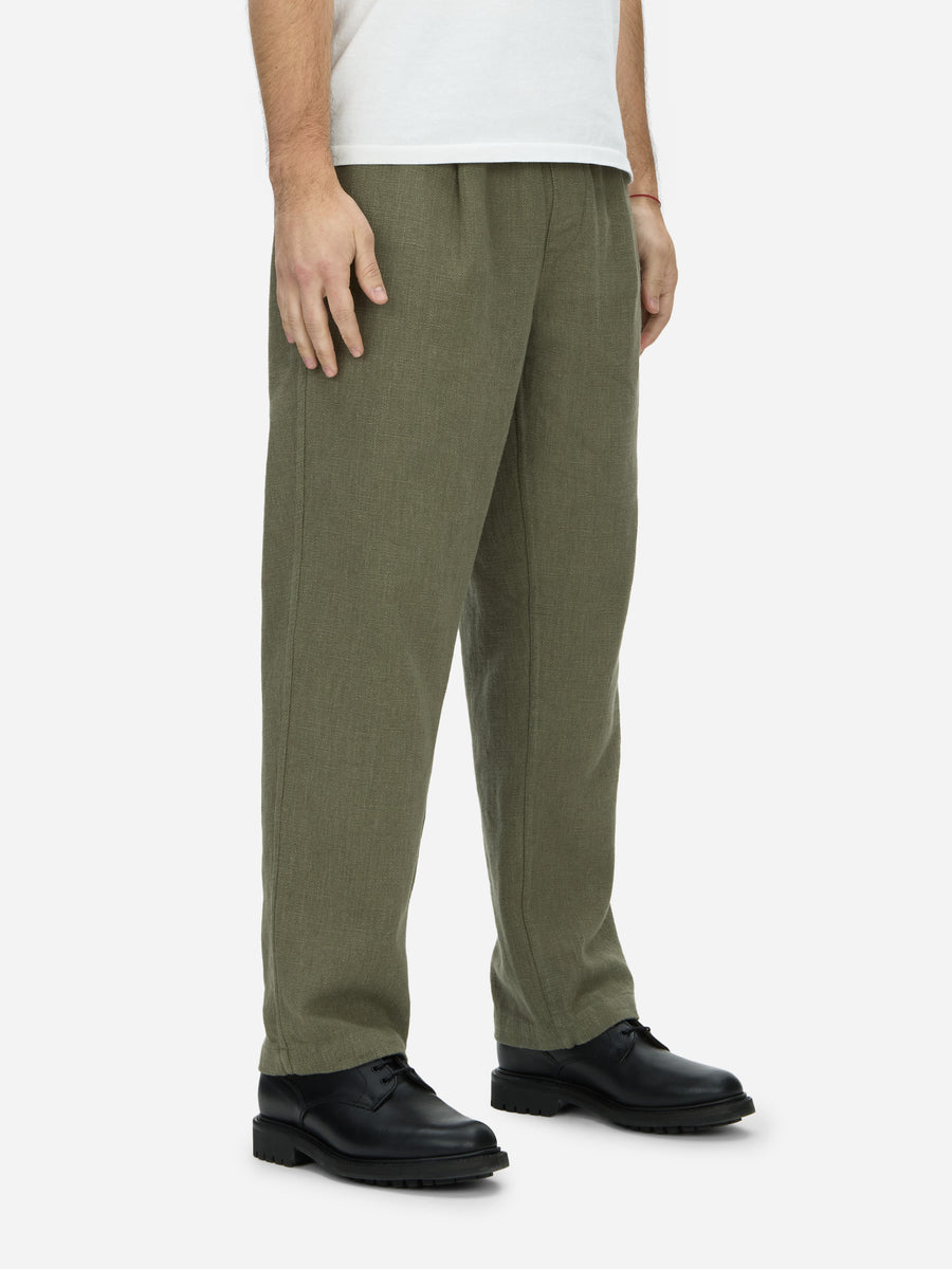 Easy Pant ~ Olive Cotton/Linen