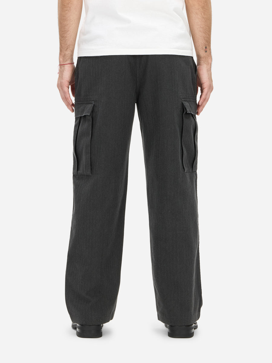 Cargo Pant ~ Charcoal HBT
