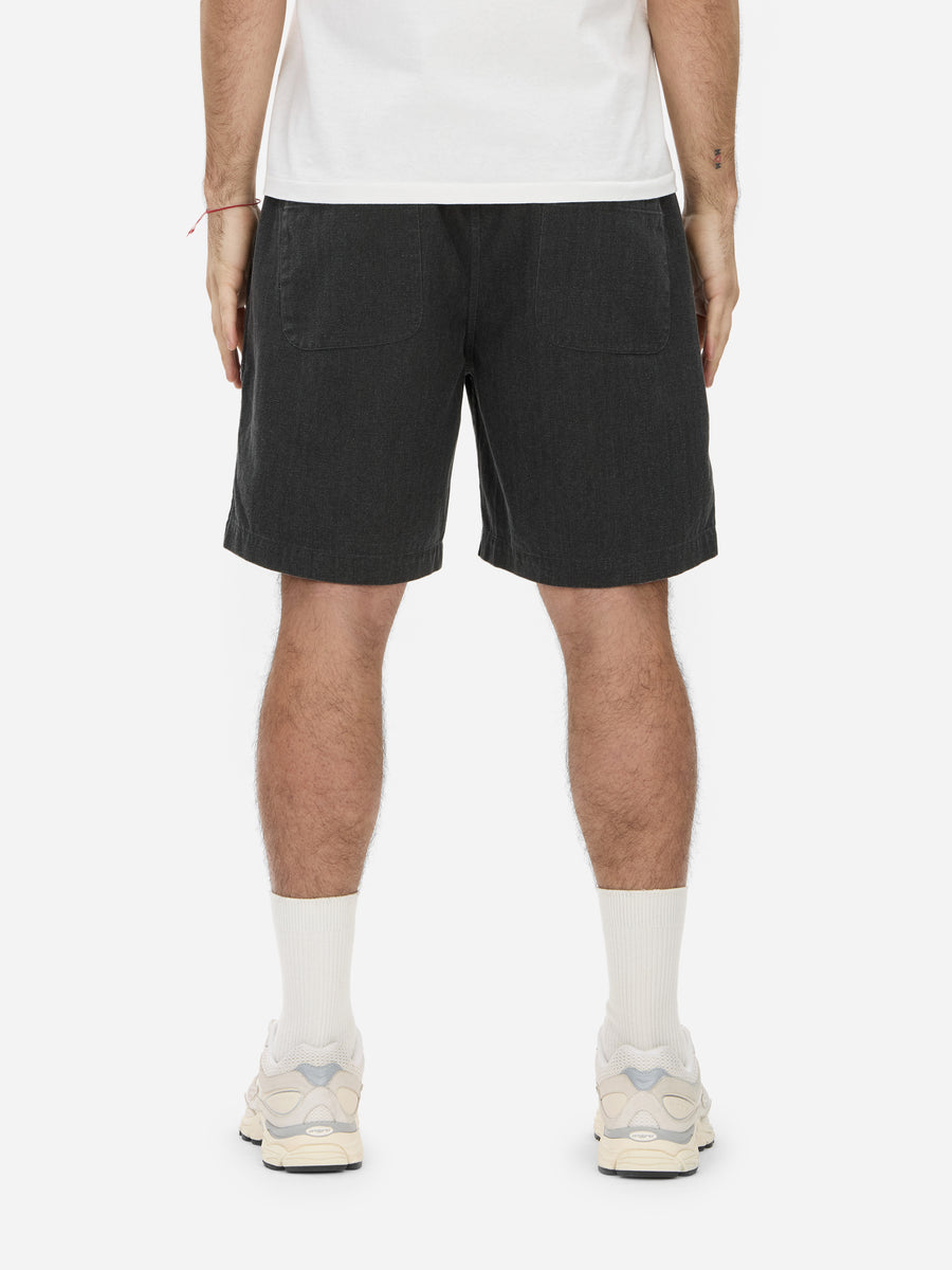 Drawstring Short ~ Charcoal HBT