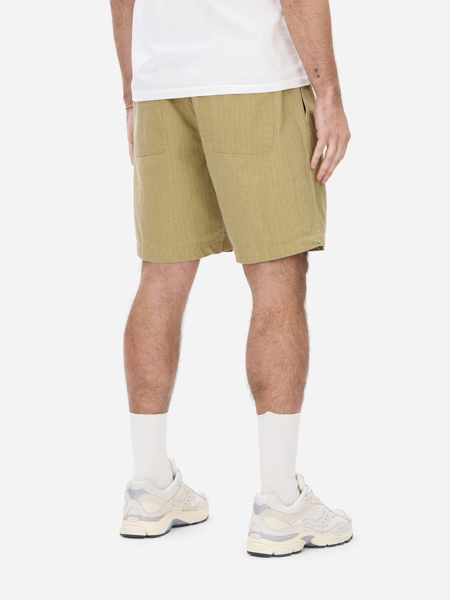 Drawstring Short ~ Sand HBT