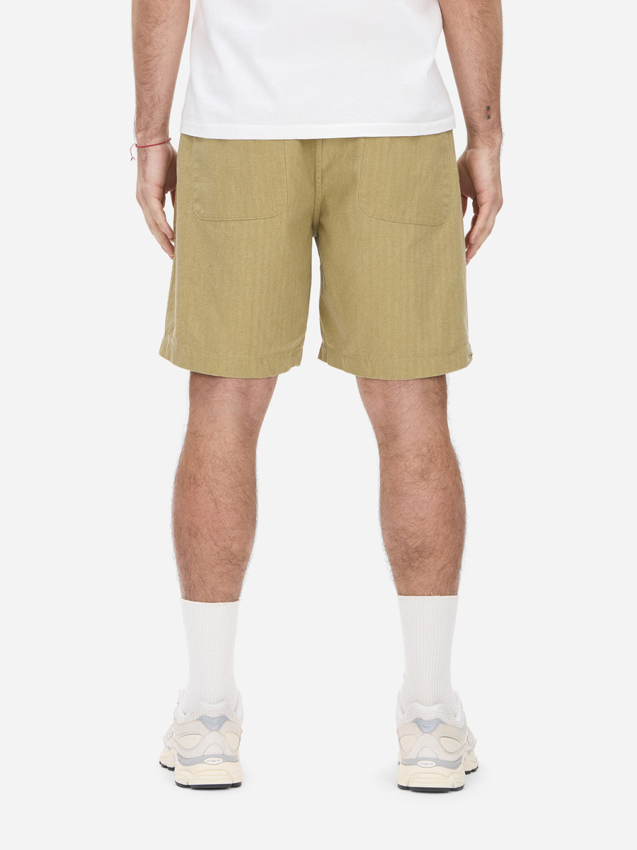Drawstring Short ~ Sand HBT