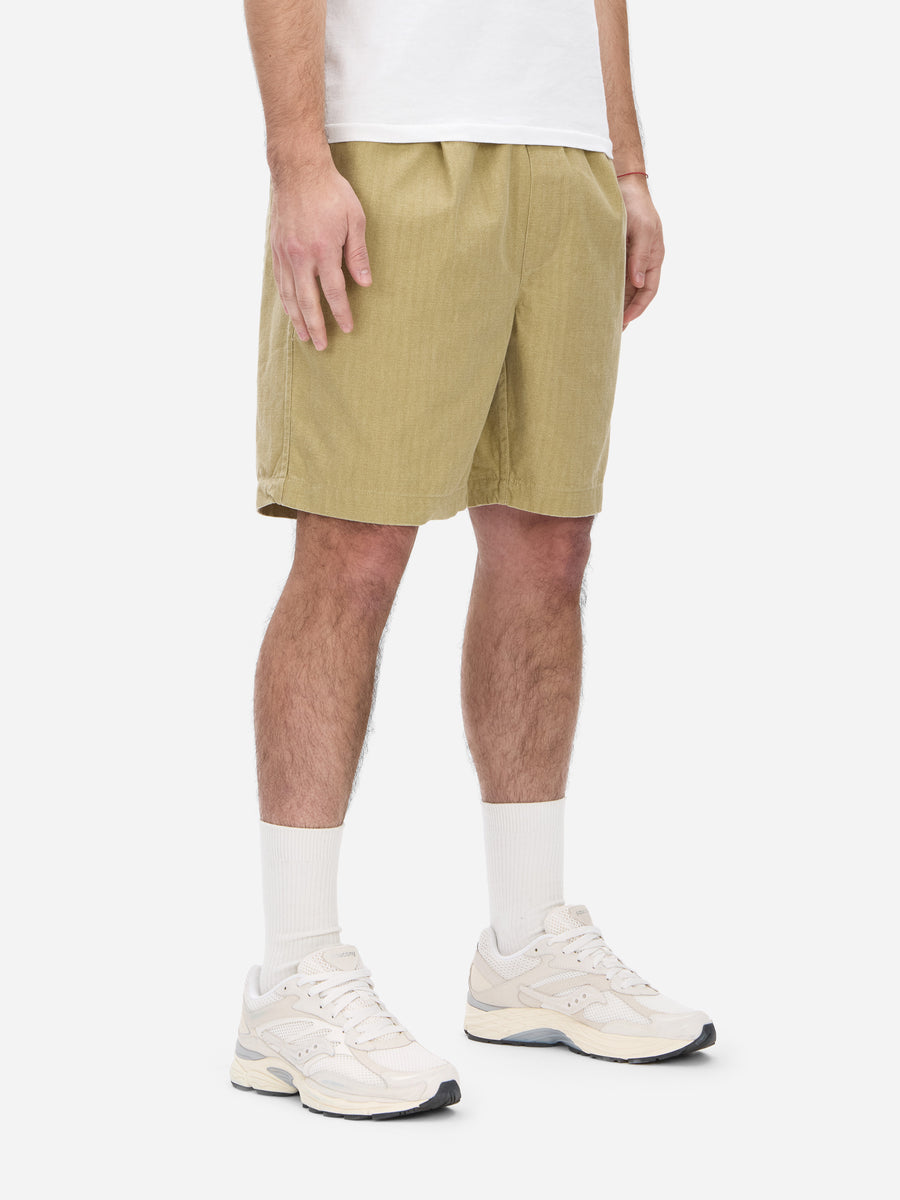 Drawstring Short ~ Sand HBT