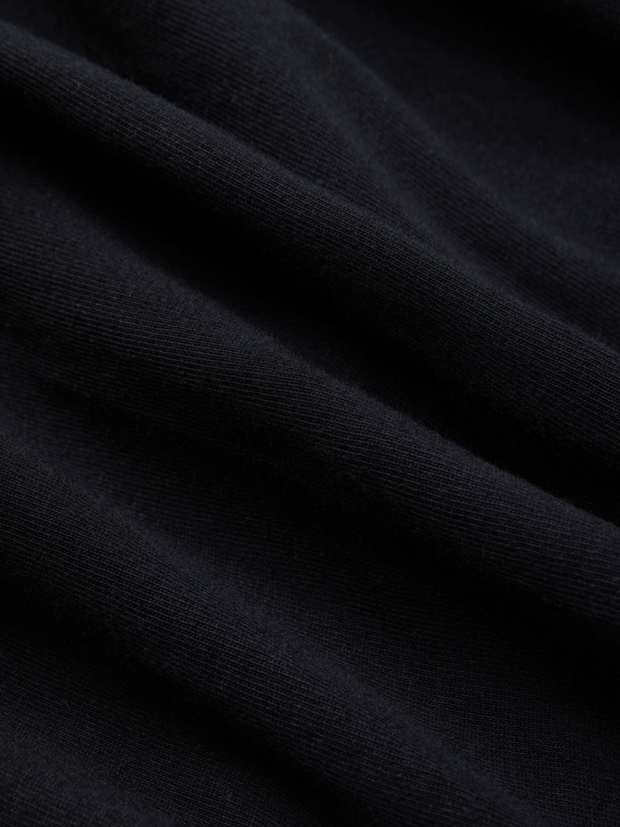 Heavyweight Boxy Long Sleeve T-shirt ~ Black