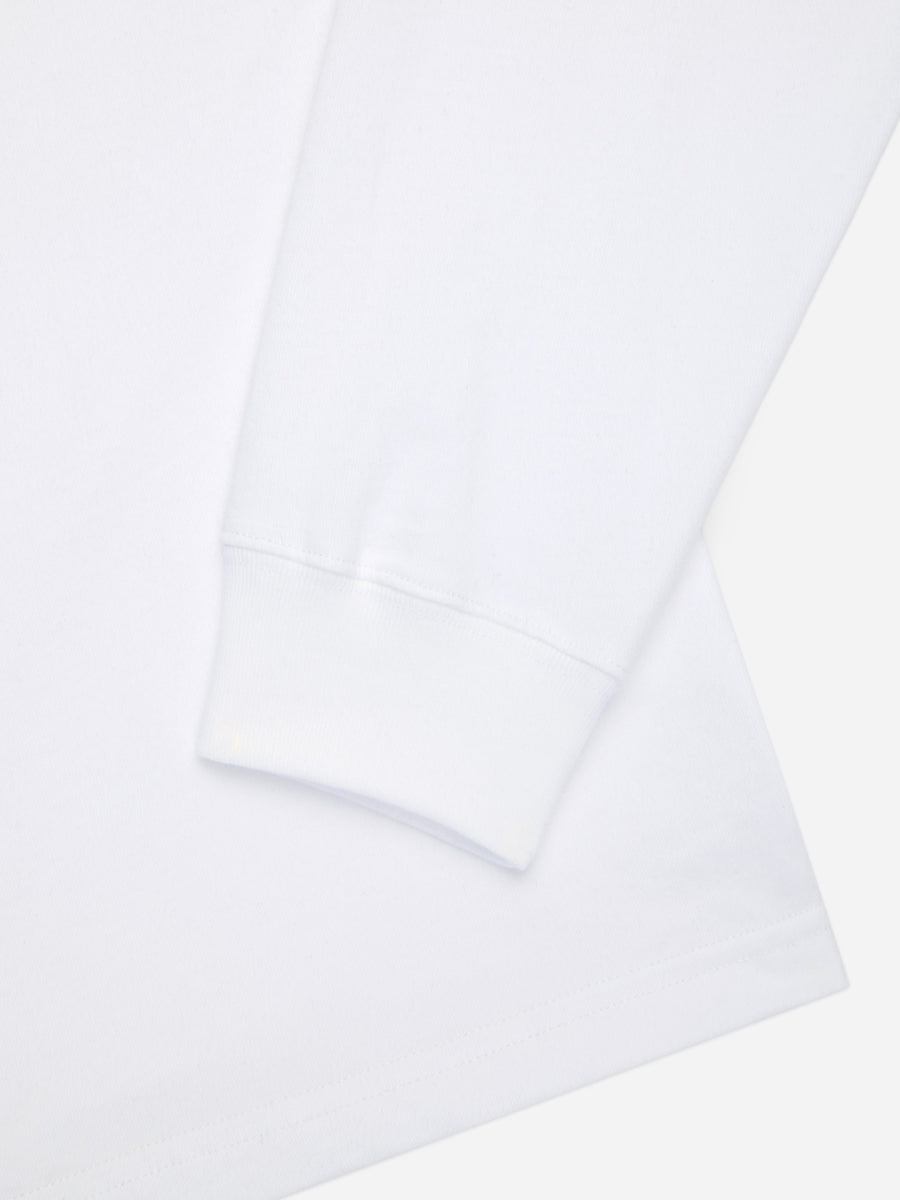 Heavyweight Boxy Long Sleeve T-shirt ~ White