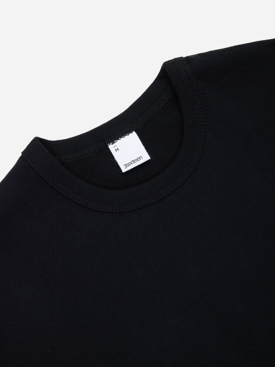 Heavyweight Boxy T-shirt ~ Black
