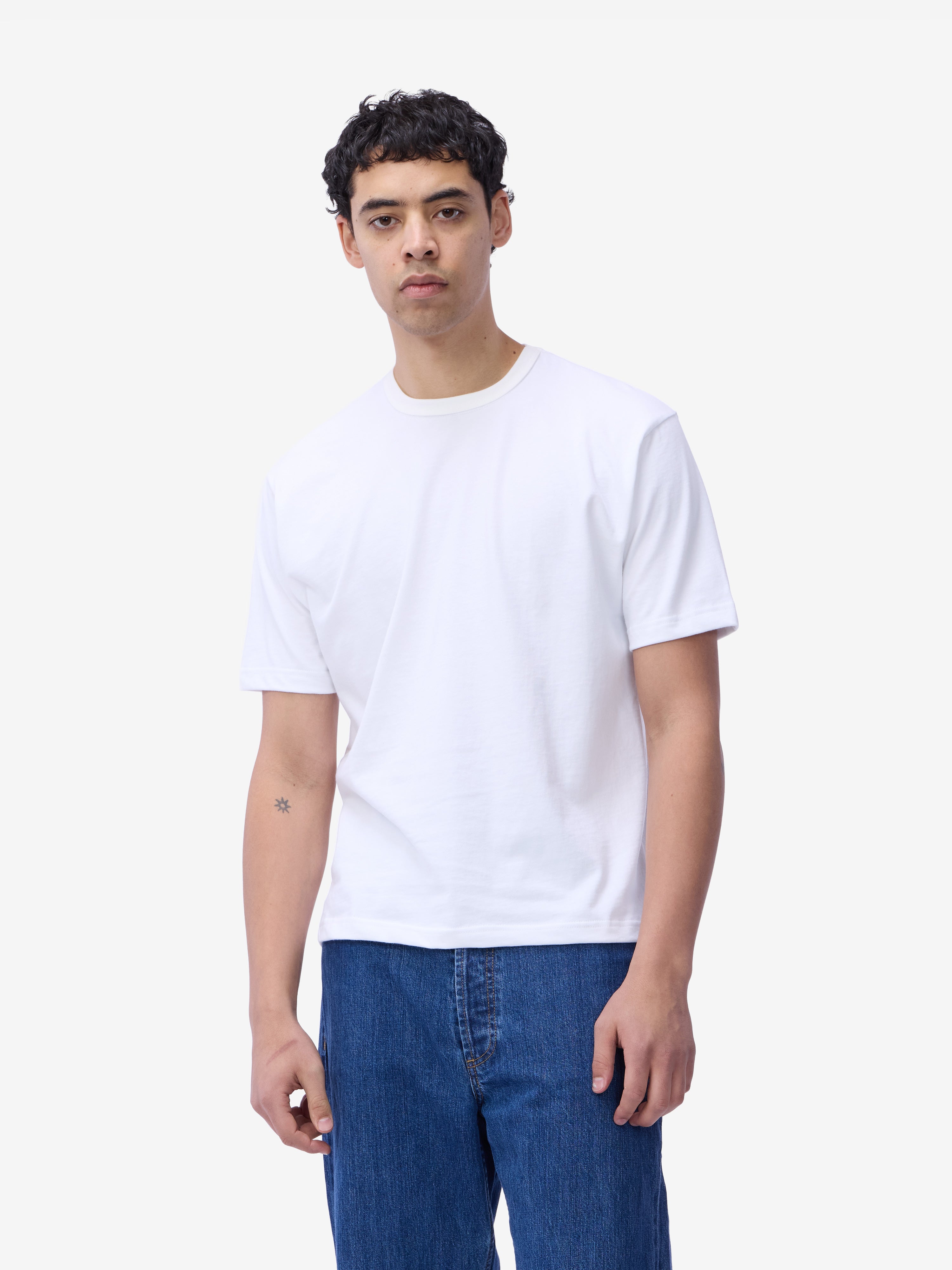 Heavyweight Boxy T-shirt ~ White – 3sixteen