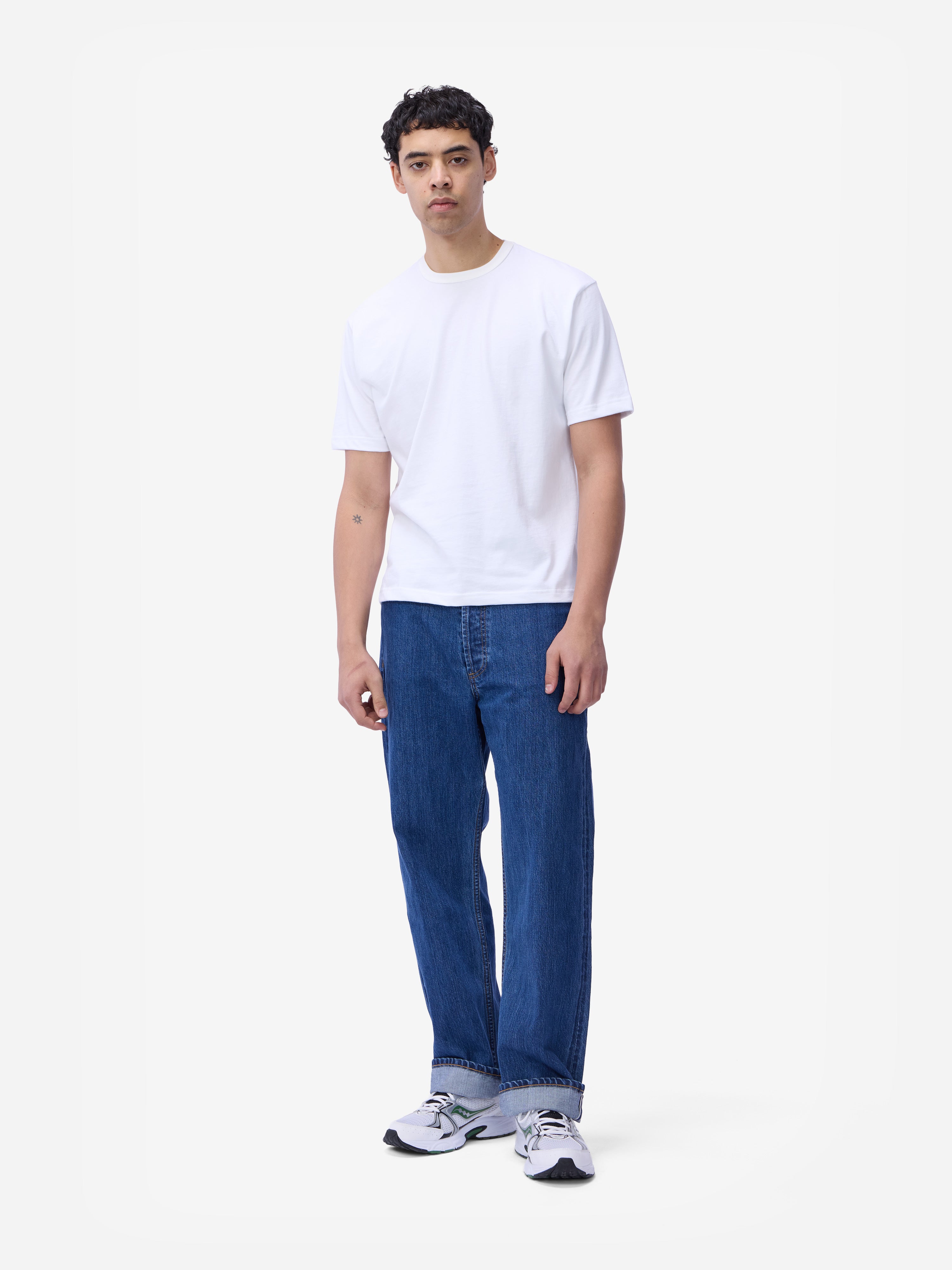 Heavyweight Boxy T-shirt ~ White – 3sixteen