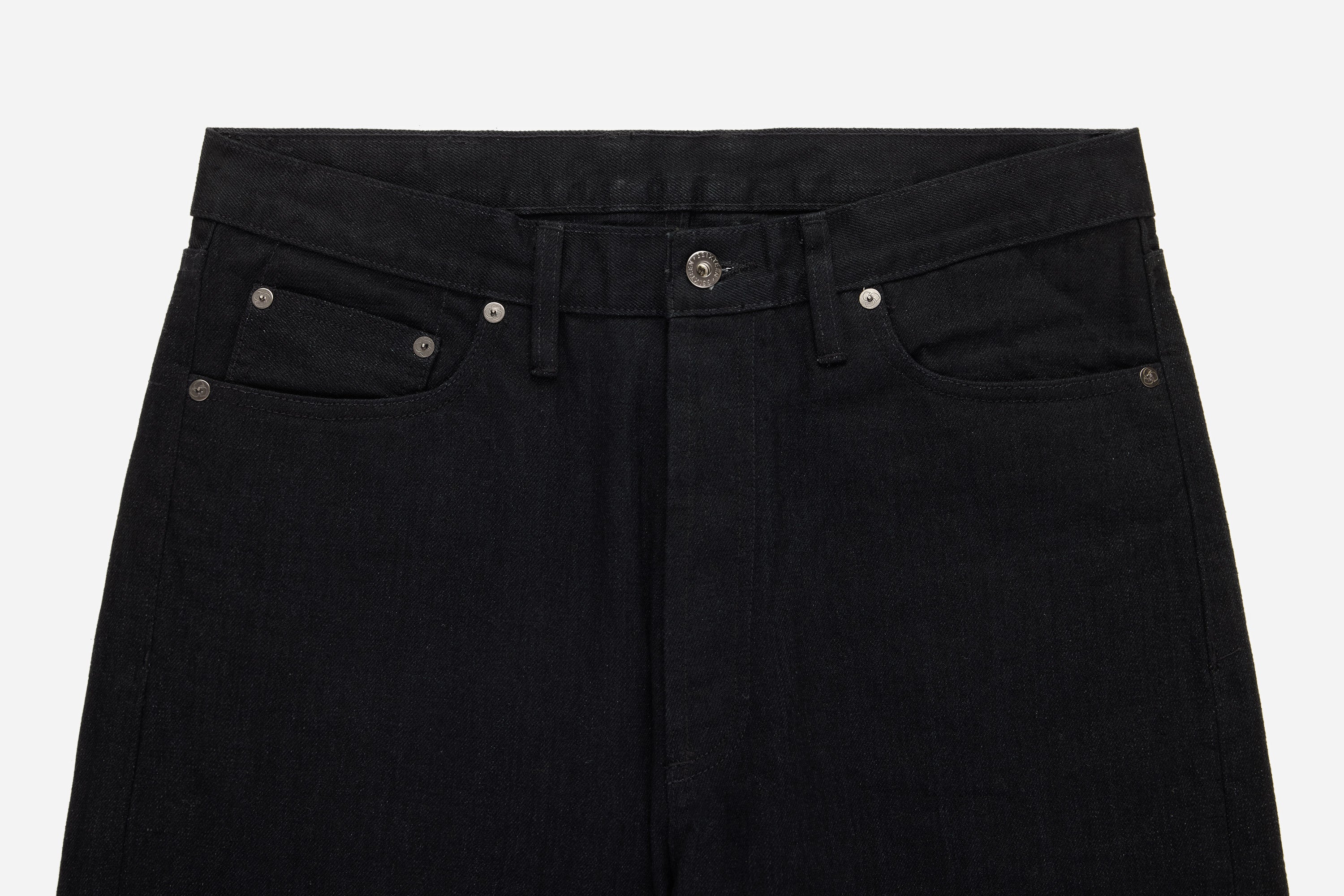 RS-220xk ~ Relaxed Straight - Rinsed Black Kibata – 3sixteen