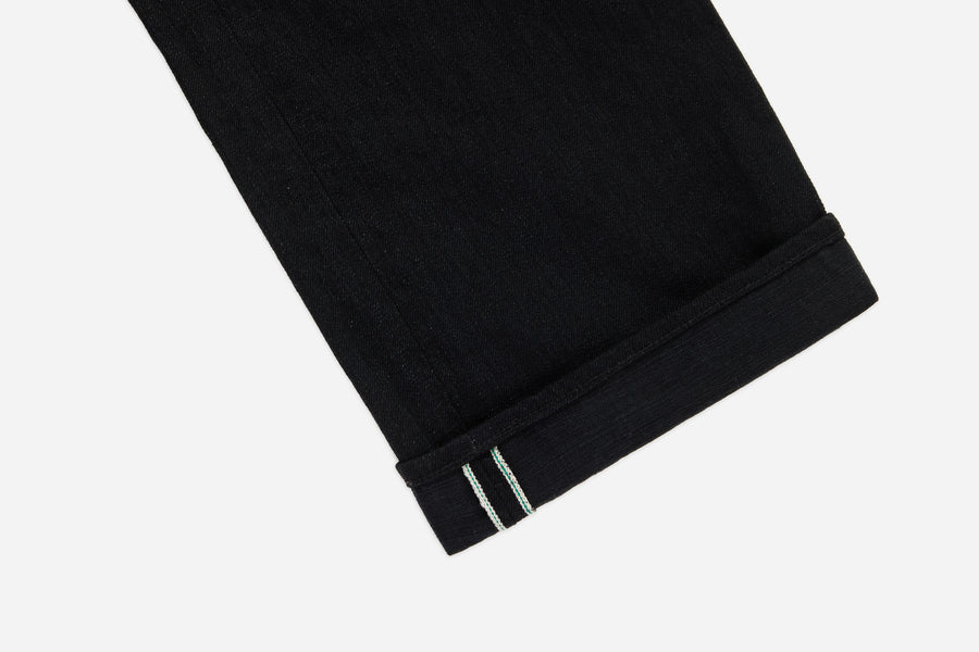 RS-220xk ~ Relaxed Straight - Rinsed Black Kibata