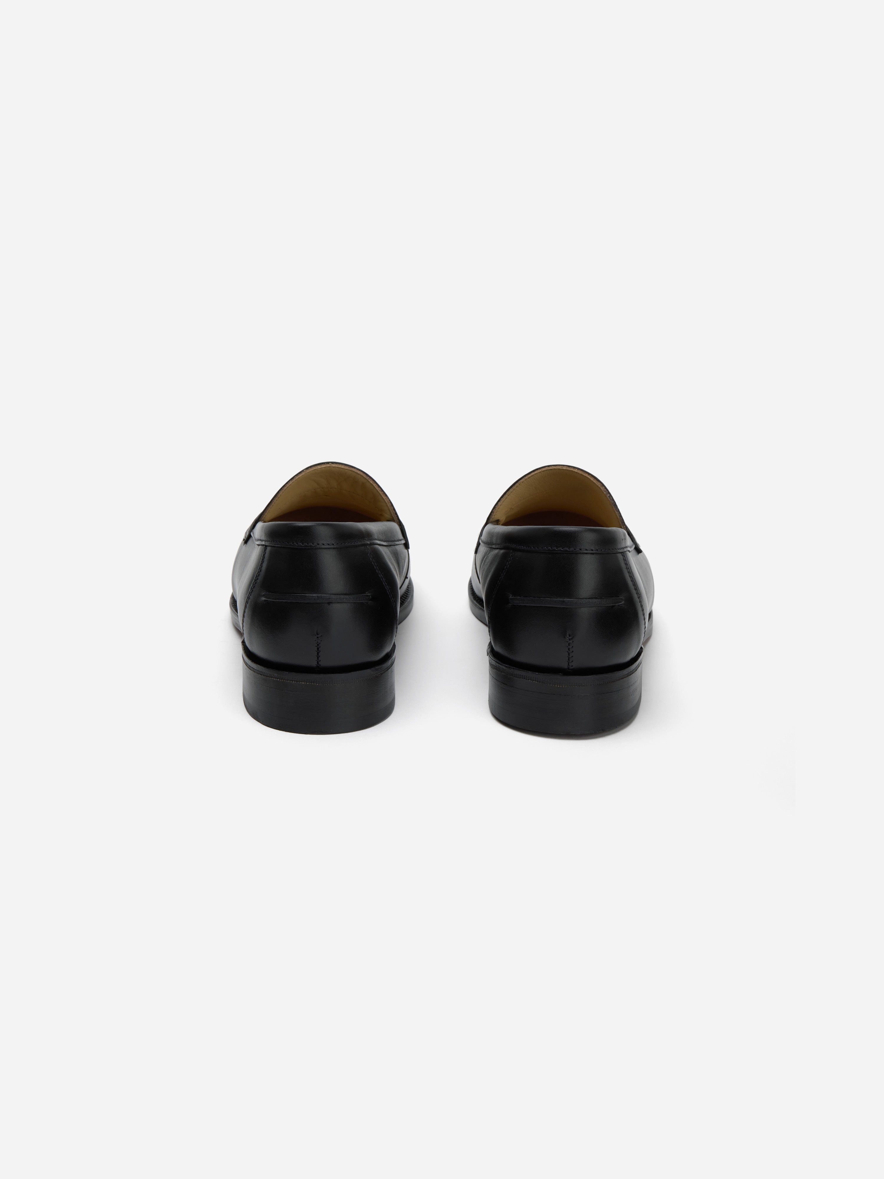 Saddle Loafer ~ Black Calf – 3sixteen