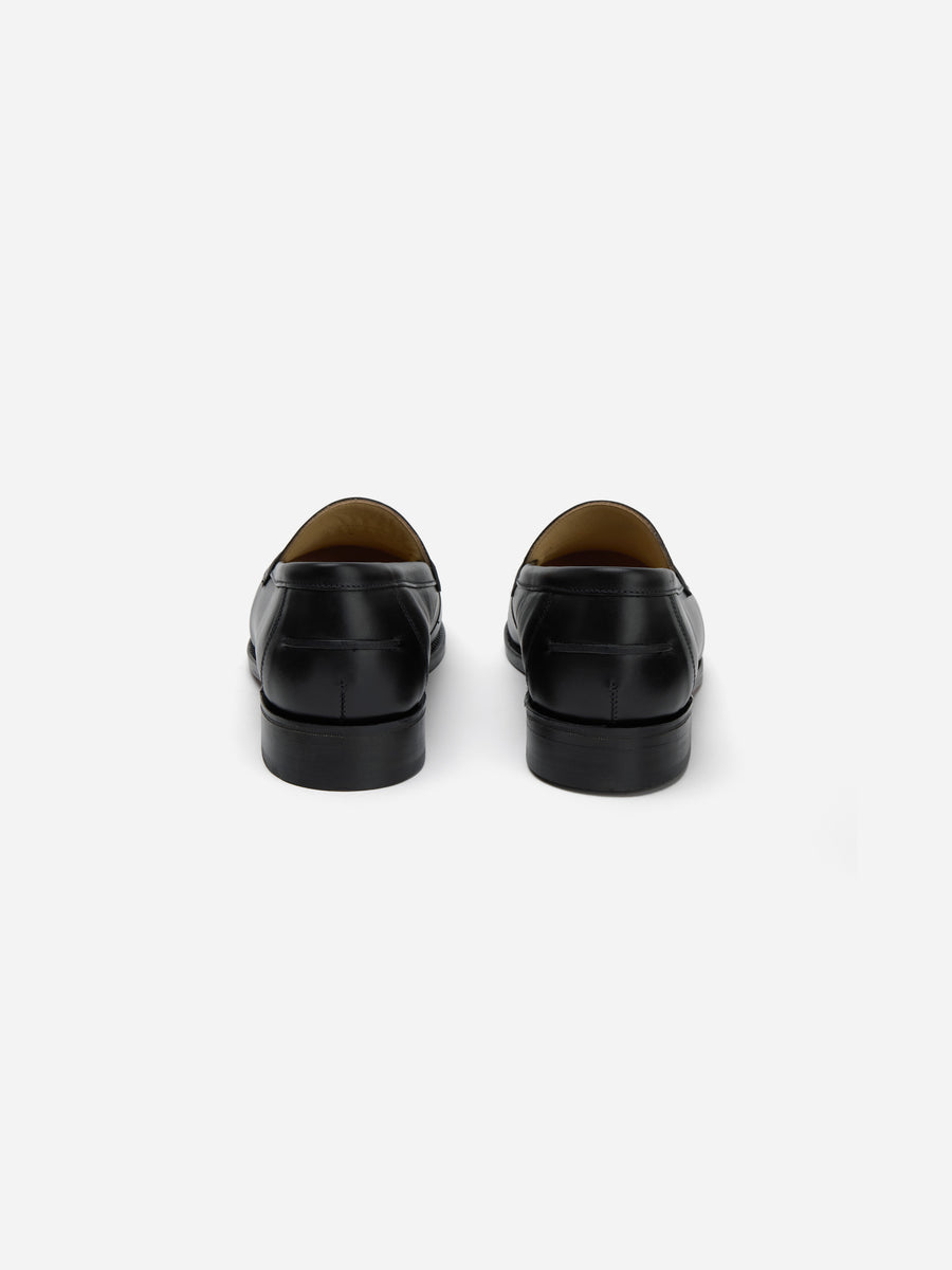 Saddle Loafer ~ Black Calf