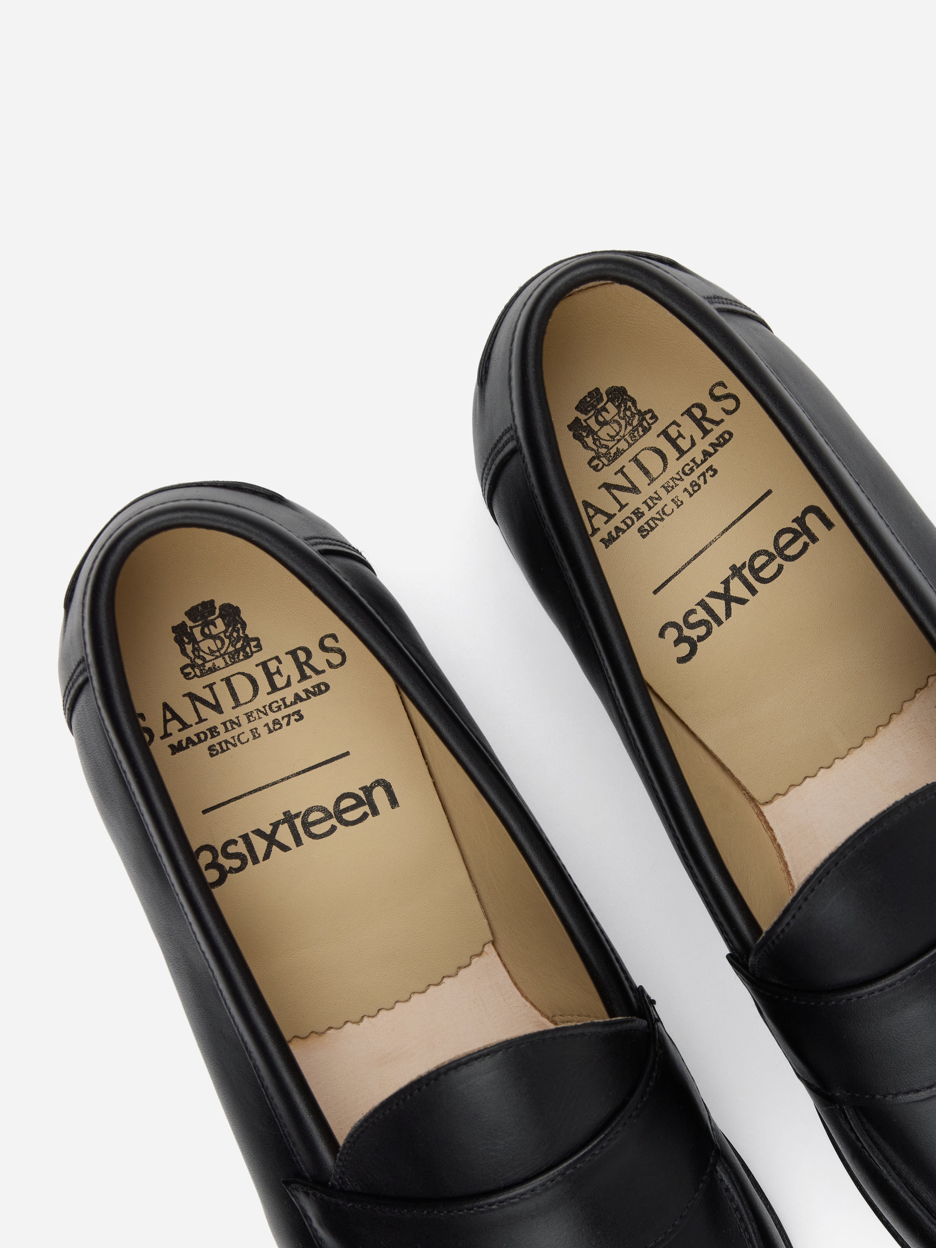 Saddle Loafer ~ Black Calf – 3sixteen