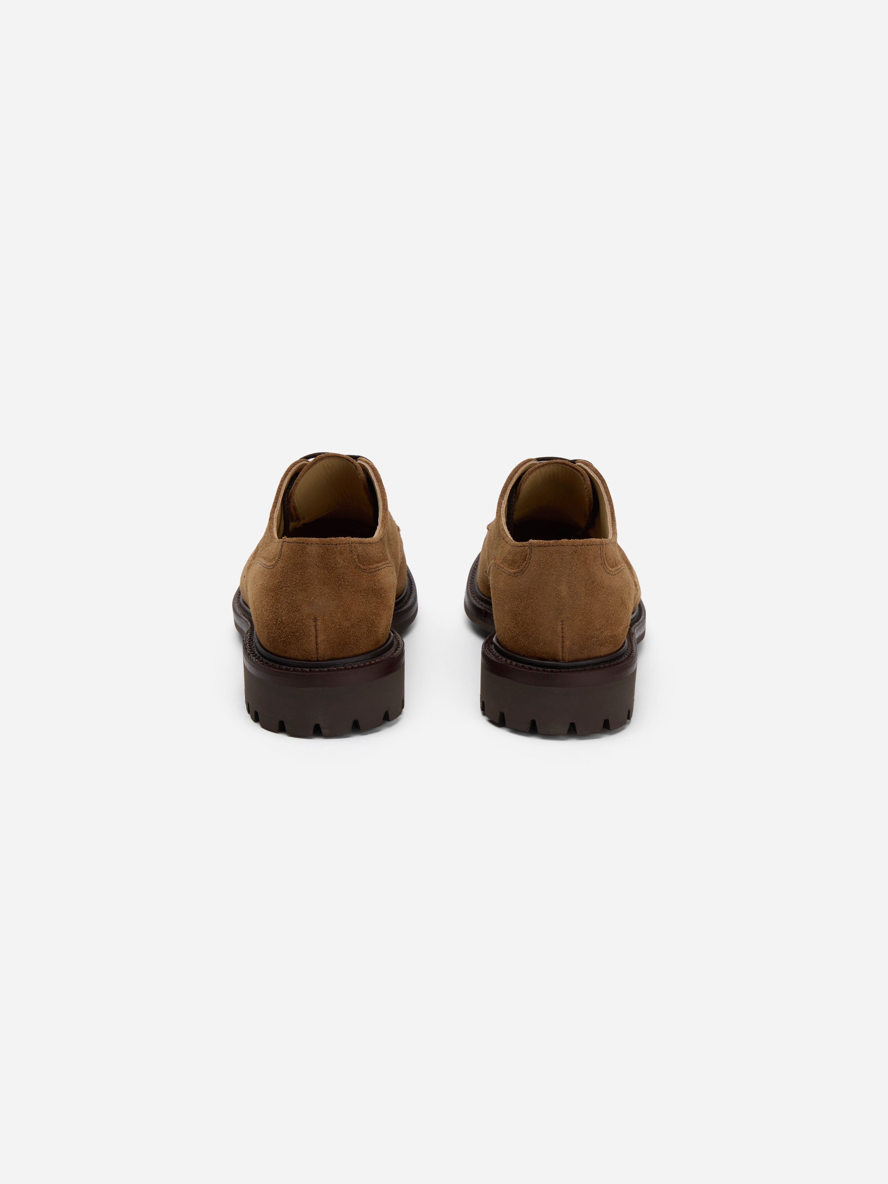 Lug Sole Derby ~ Snuff Waxy Suede – 3sixteen