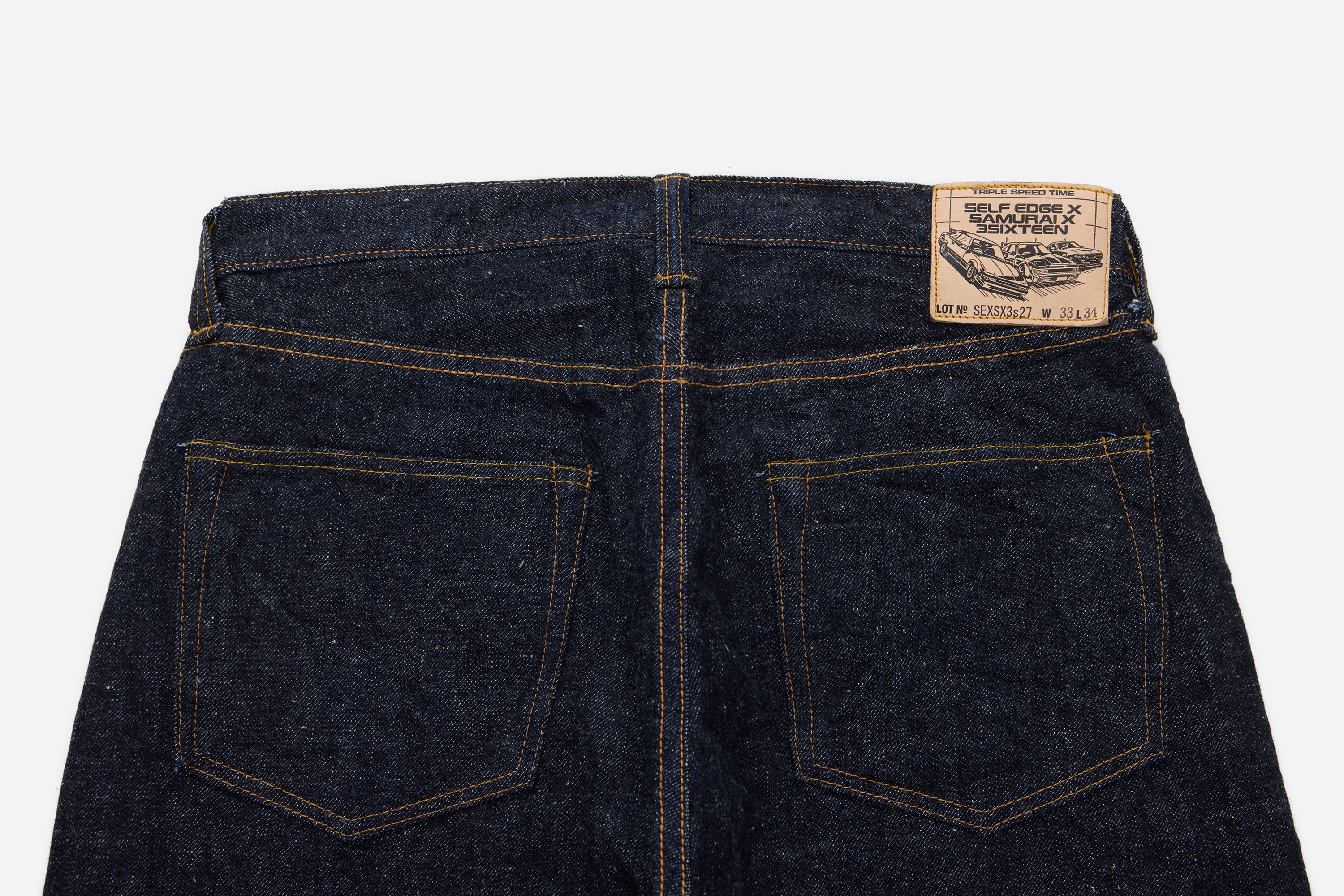 侍 SAMURAI Self Edge x Samurai x 3sixteen SEXSX3s27-02 Jeans ~ Straight Tapered