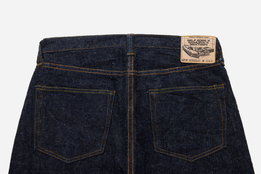 Self Edge x Samurai x 3sixteen SEXSX3s27-02 Jeans ~ Straight Tapered