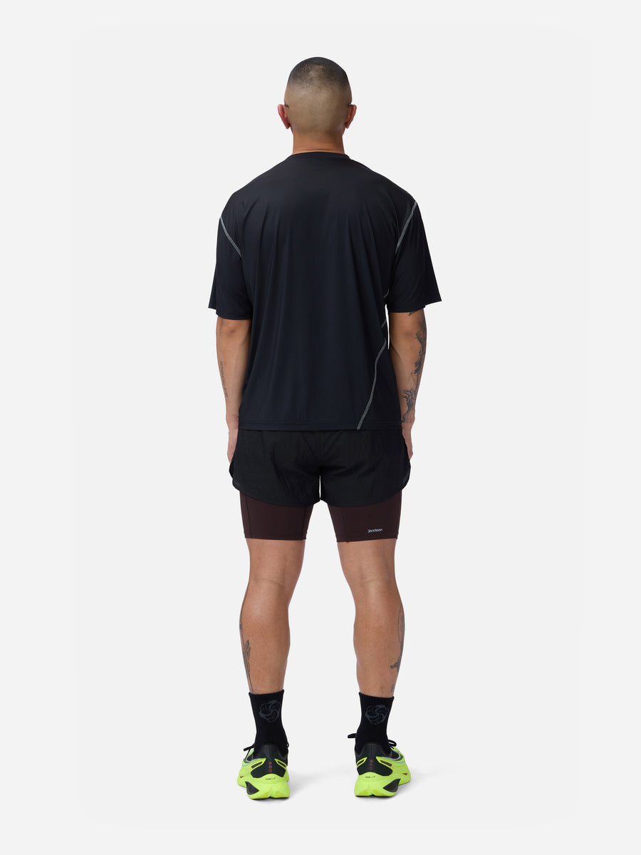 Pace Short ~ Black/ Brown