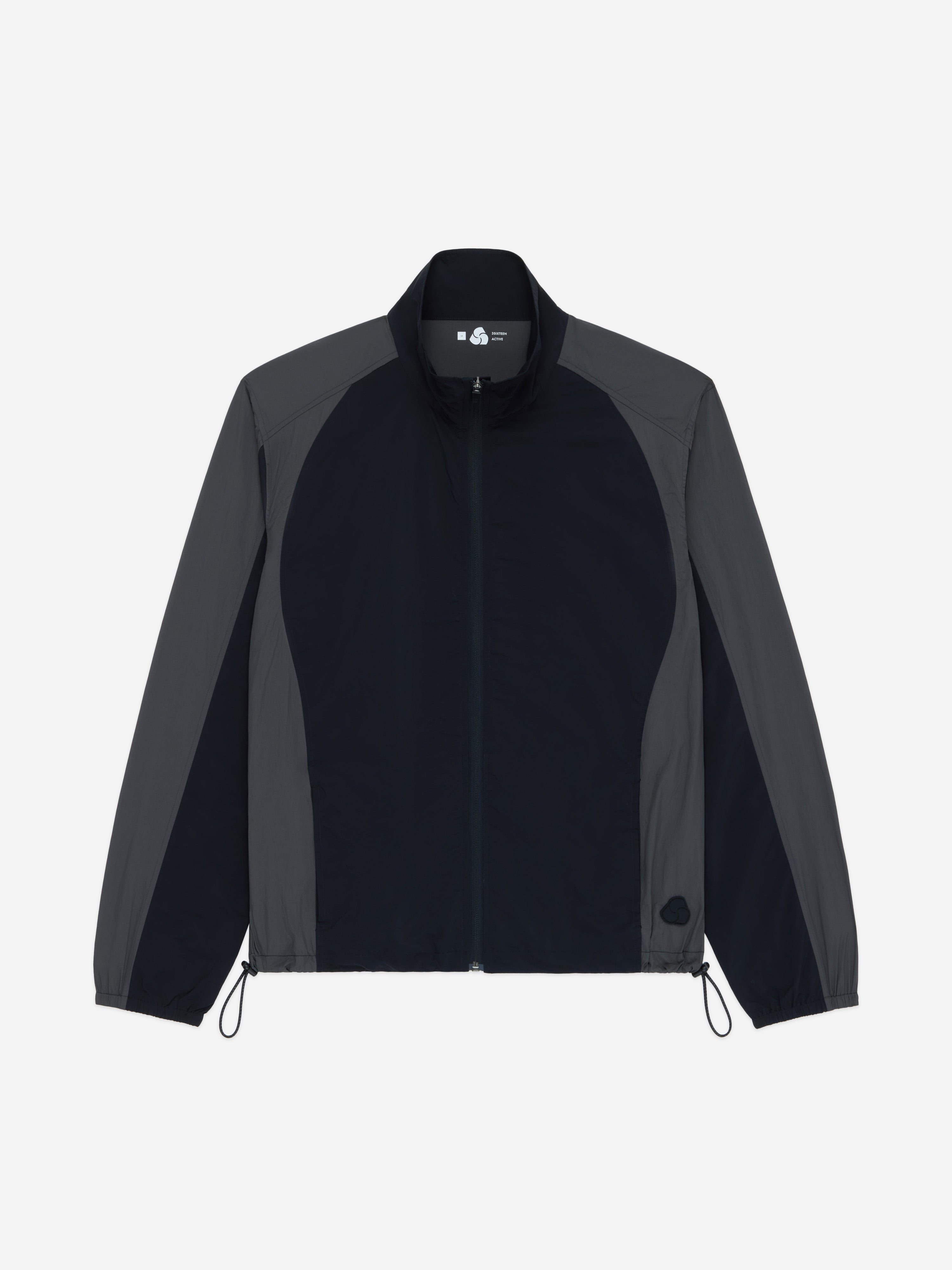 Track Jacket ~ Black/Grey – 3sixteen