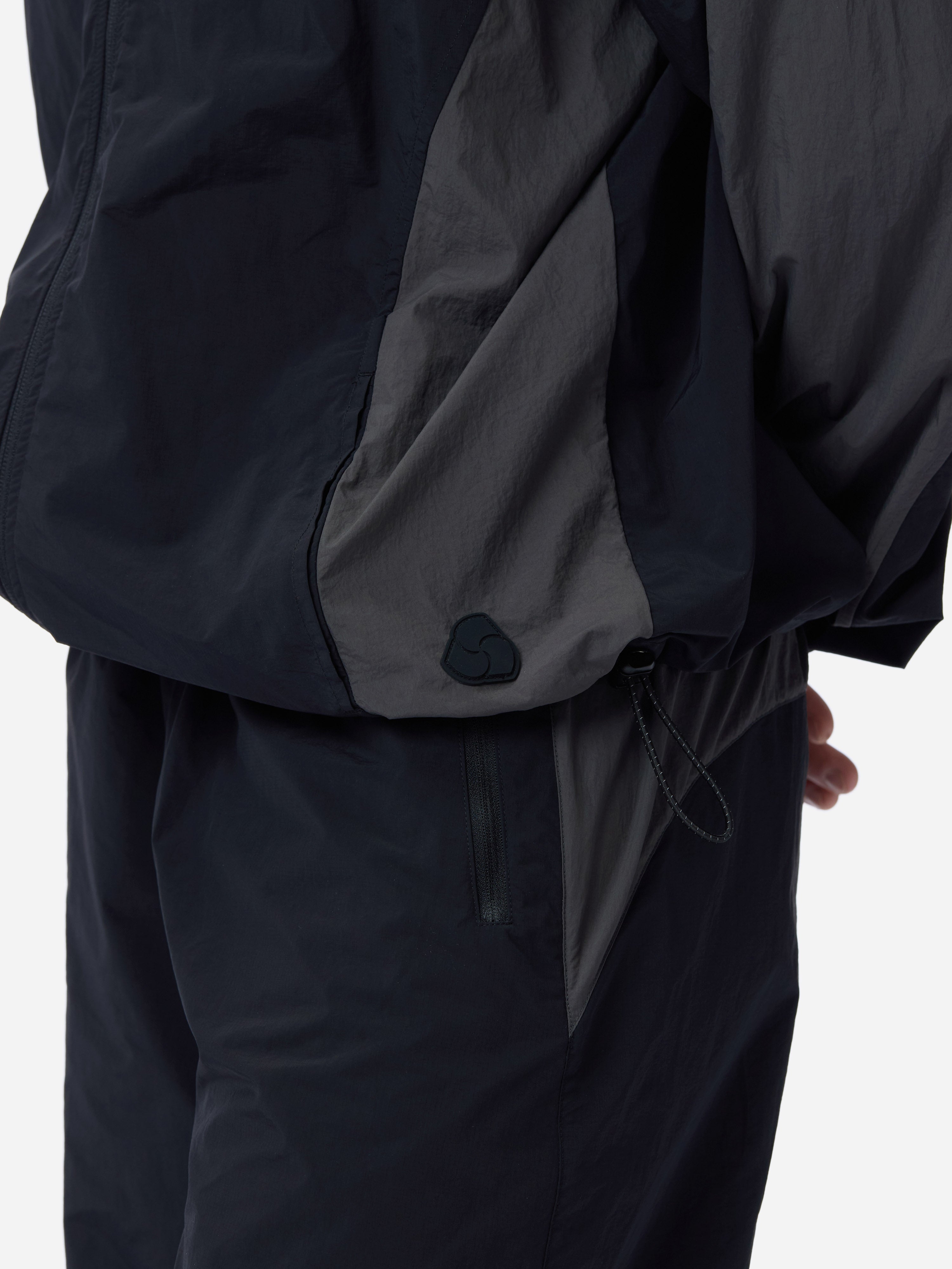 Track Jacket ~ Black/Grey – 3sixteen