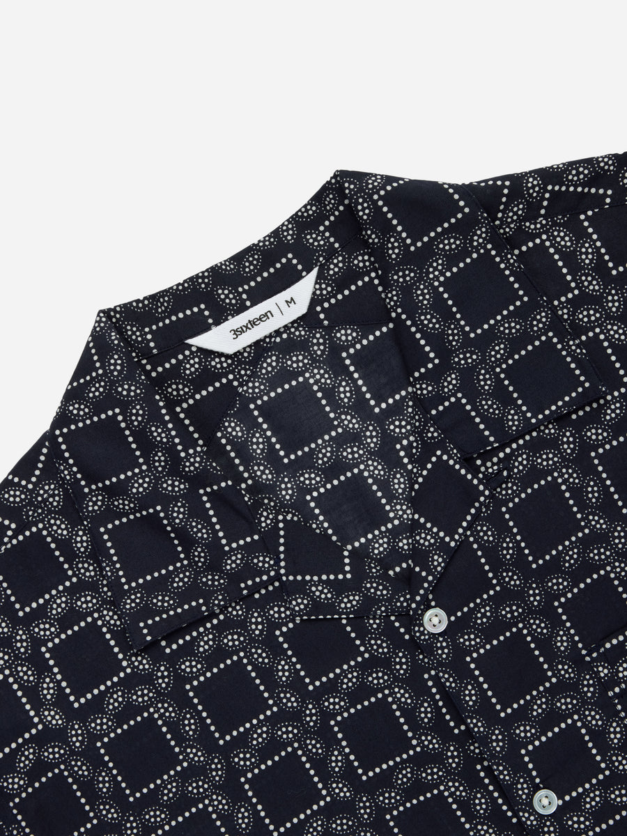 Vacation Shirt ~ Navy Bandana