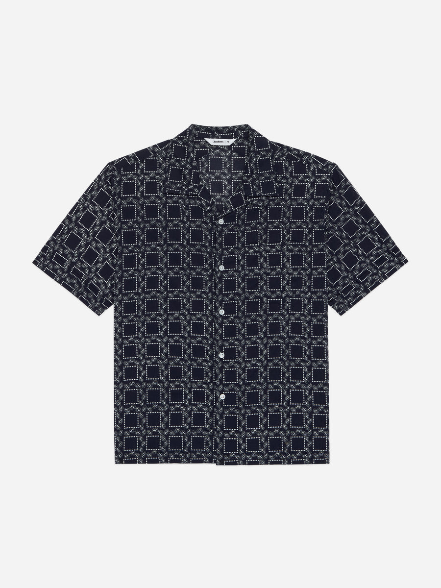 Vacation Shirt ~ Navy Bandana