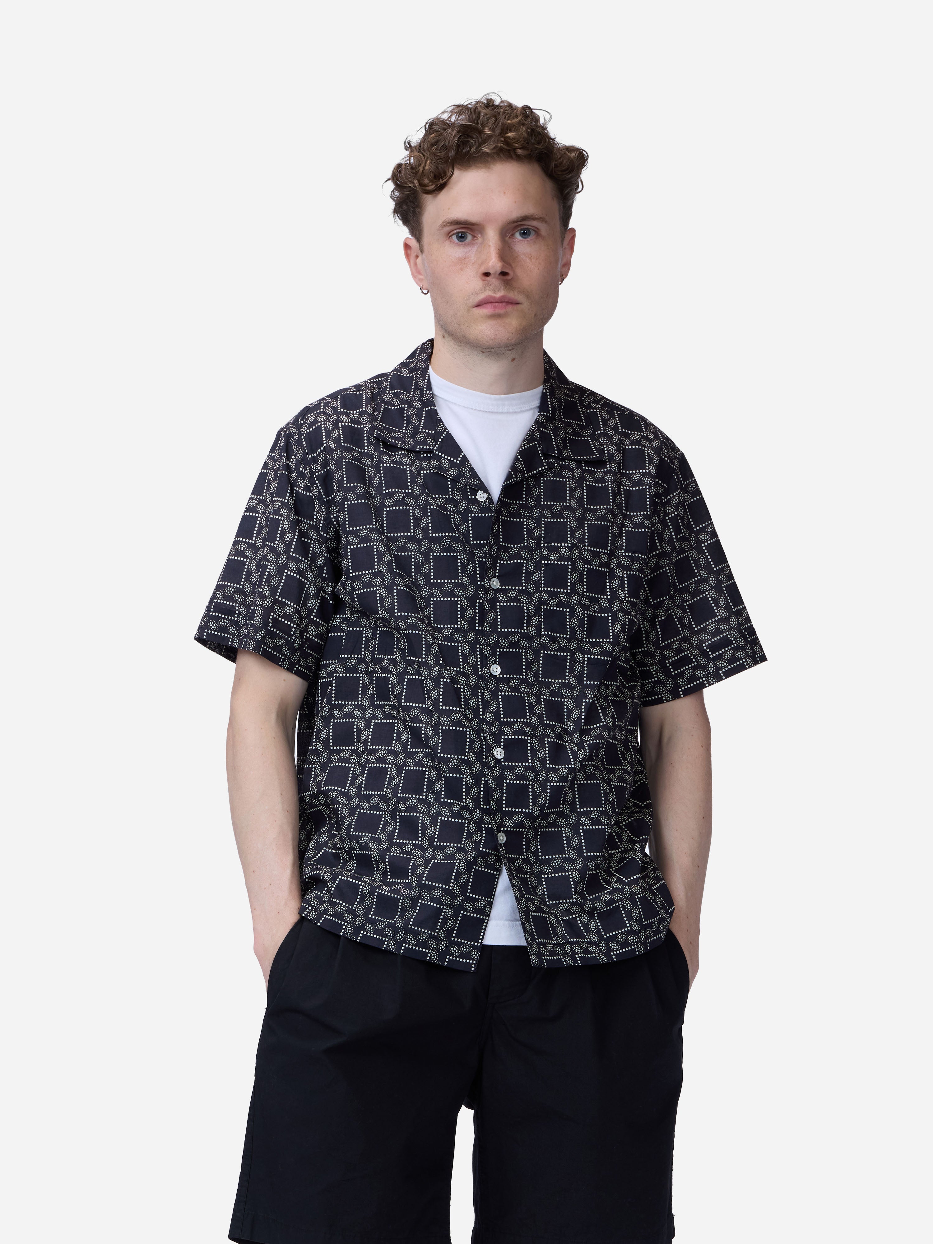 Vacation Shirt ~ Navy Bandana – 3sixteen