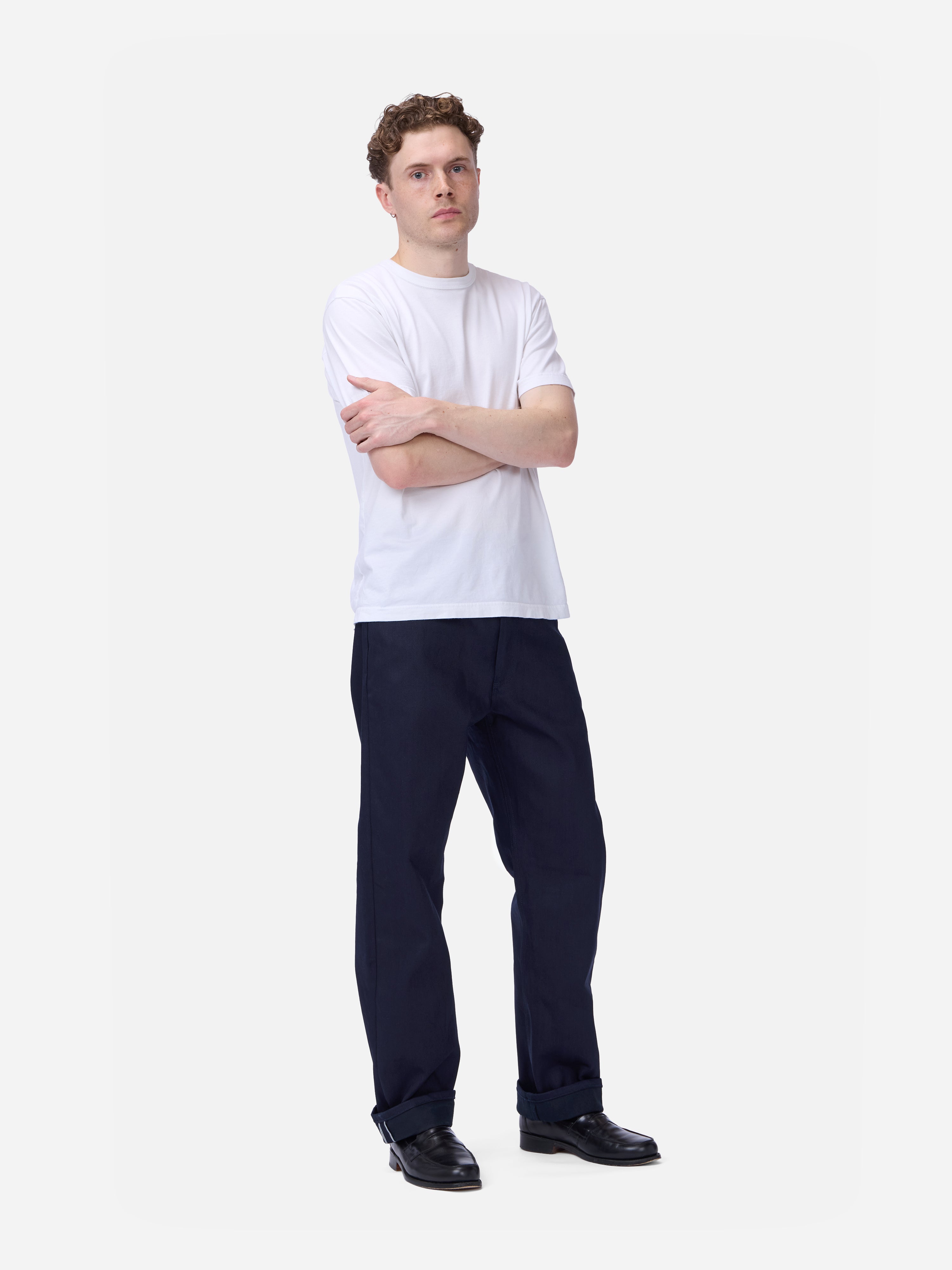 RS-120x ~ Relaxed Straight - Shadow Selvedge – 3sixteen