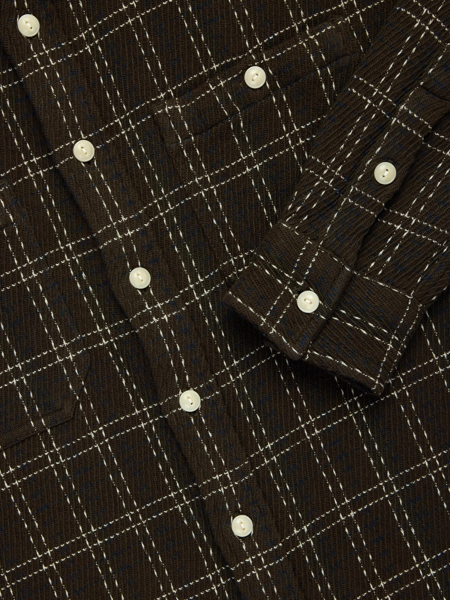 Utility Flannel ~ Espresso Twill Check