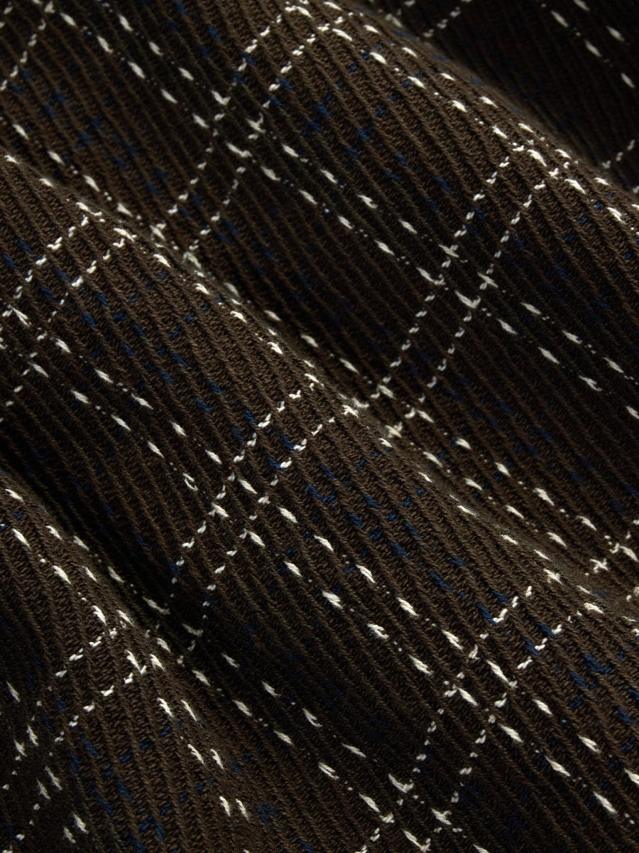 Utility Flannel ~ Espresso Twill Check