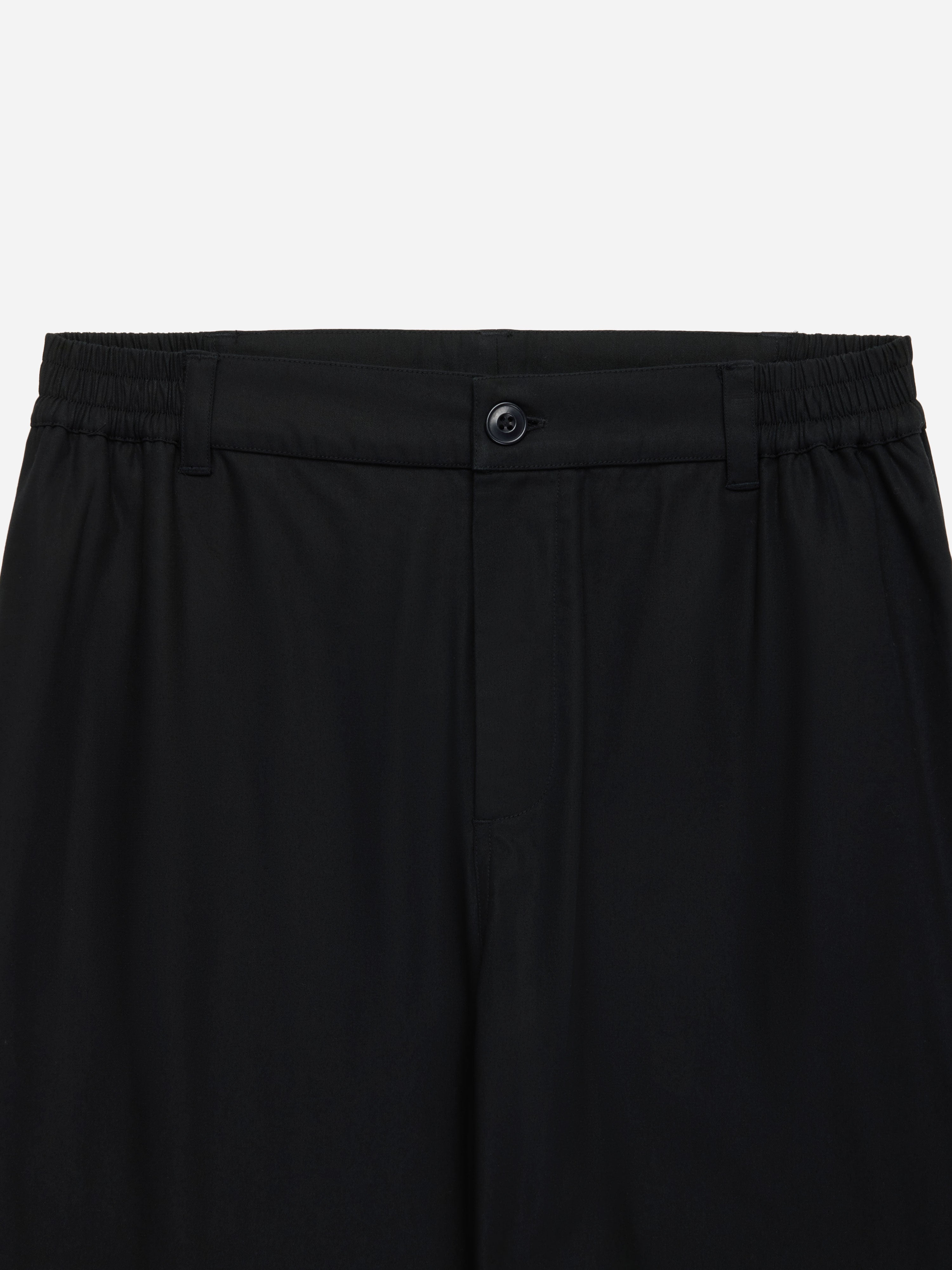 Harvest Pant ~ Black Cotton Gabardine – 3sixteen