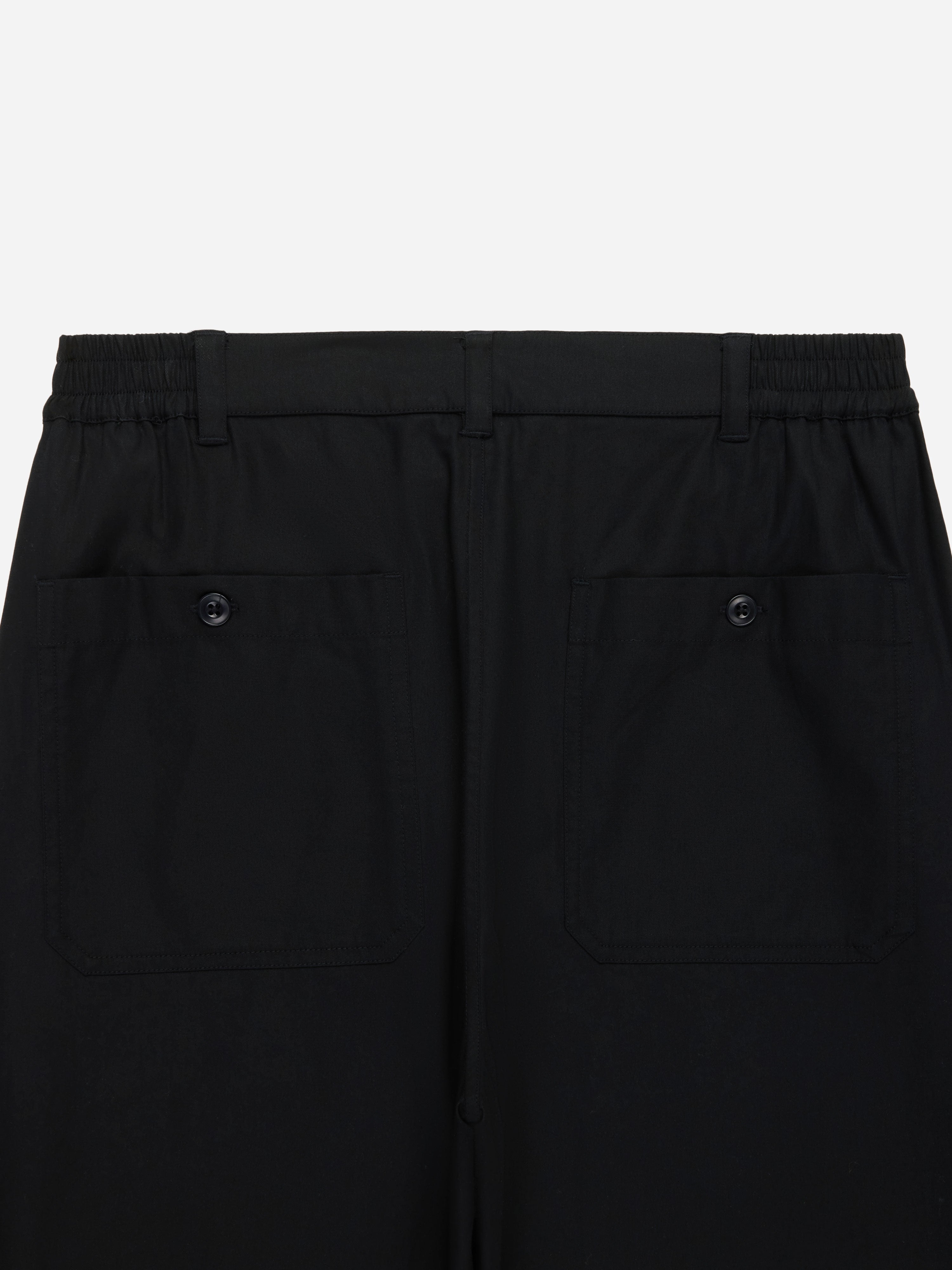 Harvest Pant ~ Black Cotton Gabardine – 3sixteen