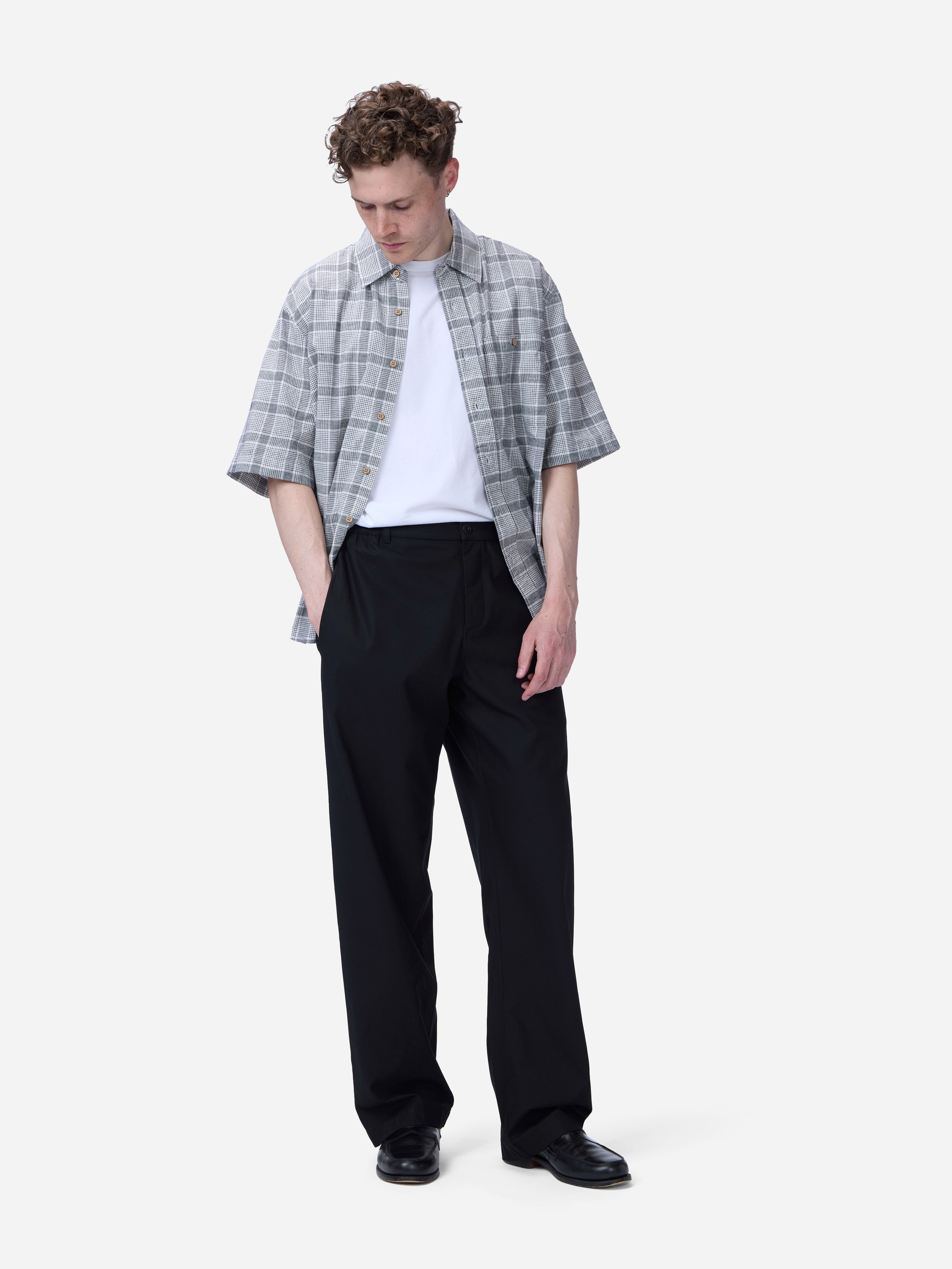 Harvest Pant ~ Black Cotton Gabardine – 3sixteen