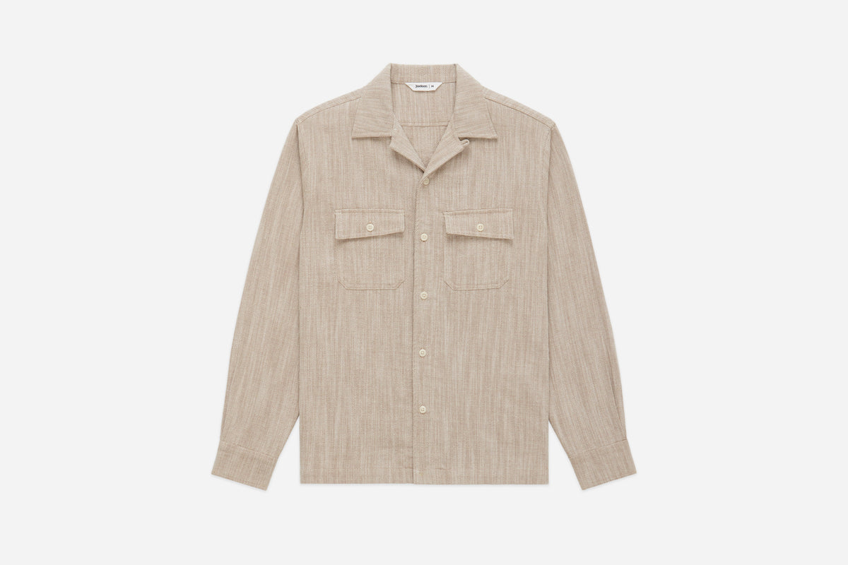 【Mサイズ】Polyester Linen Field H/S Shirts fd1cb894e2e8678dc1c8a2280f8c3e