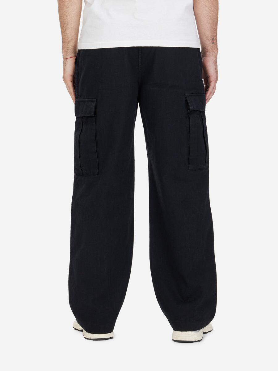 Cargo Pant ~ Black Washed Twill