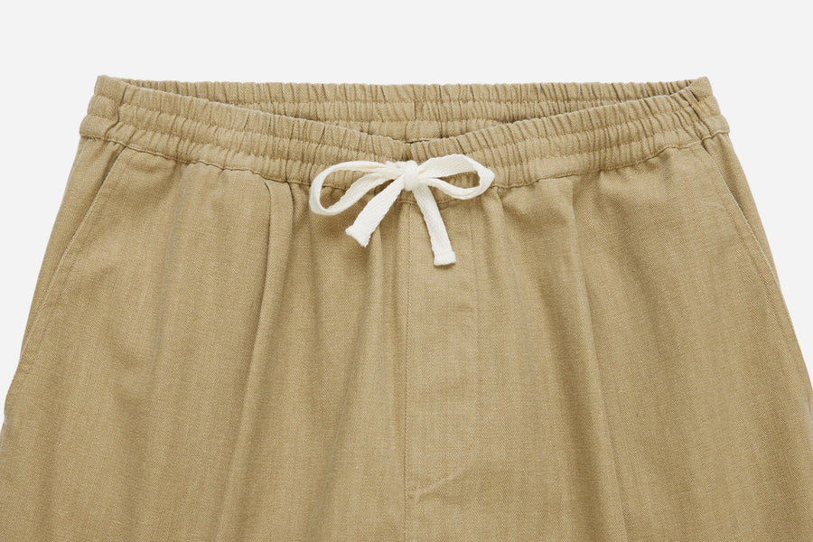 Drawstring Short ~ Sand HBT