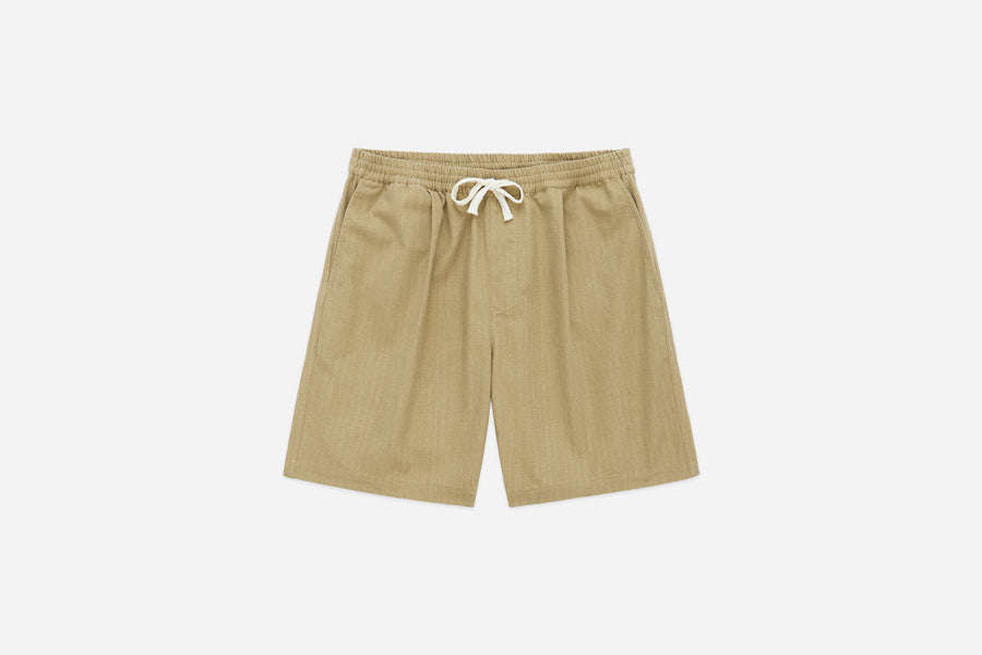 Drawstring Short ~ Sand HBT
