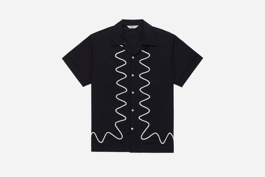 Vacation Shirt ~ Black Squiggle