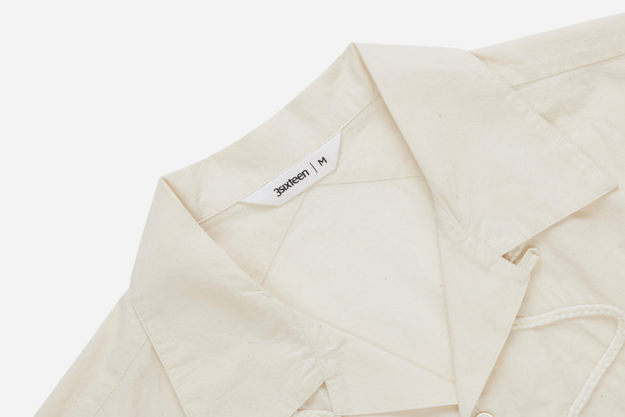 Vacation Shirt ~ Ecru Squiggle