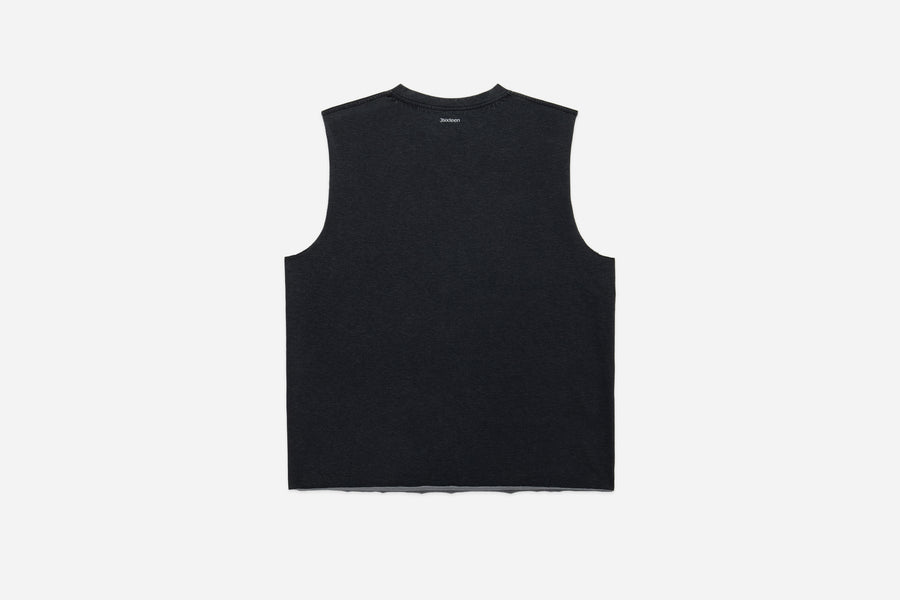 Training Cutoff Tee ~ Stonewash Black