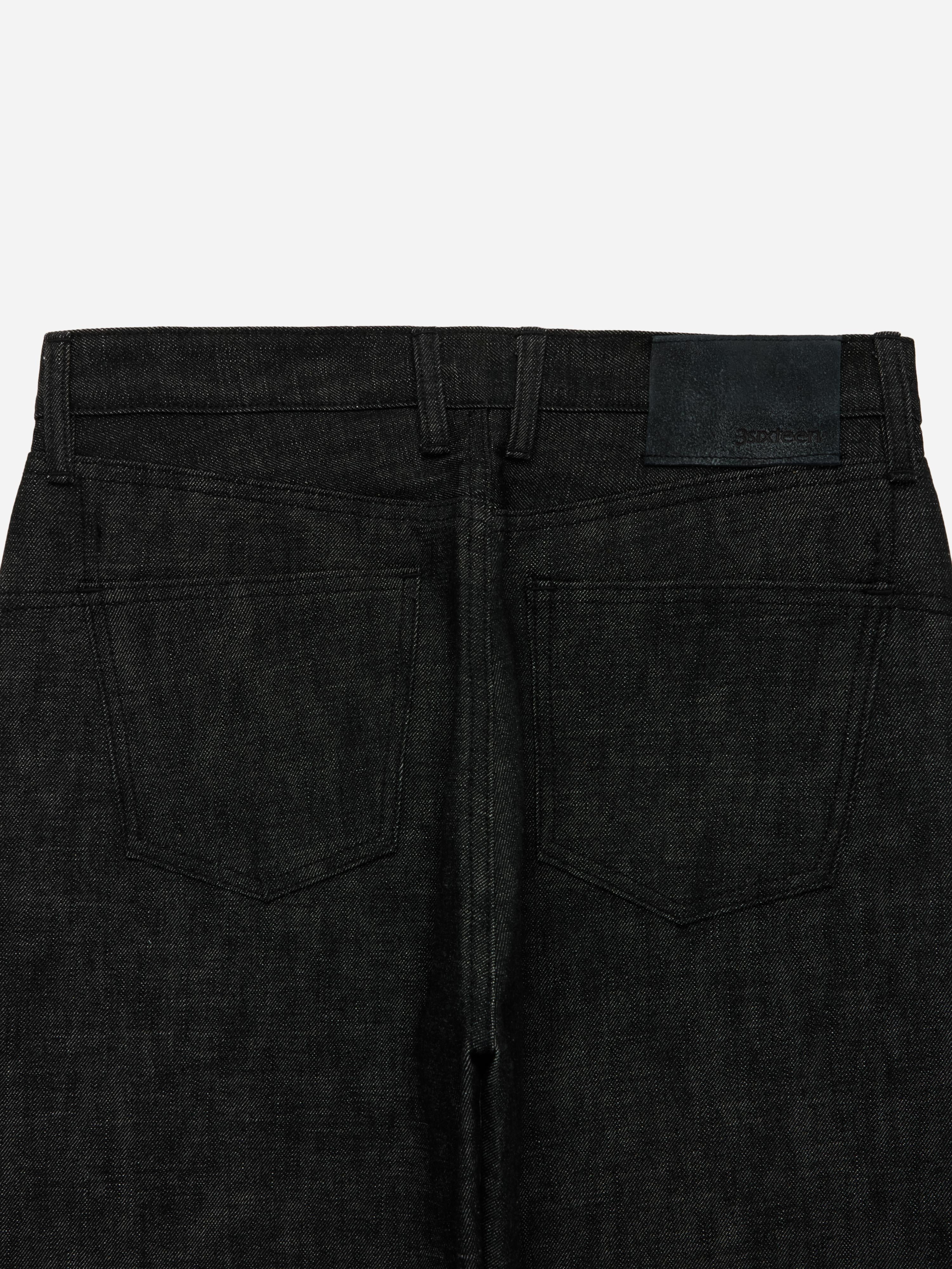RS-203x ~ Relaxed Straight ~ Black Selvedge – 3sixteen