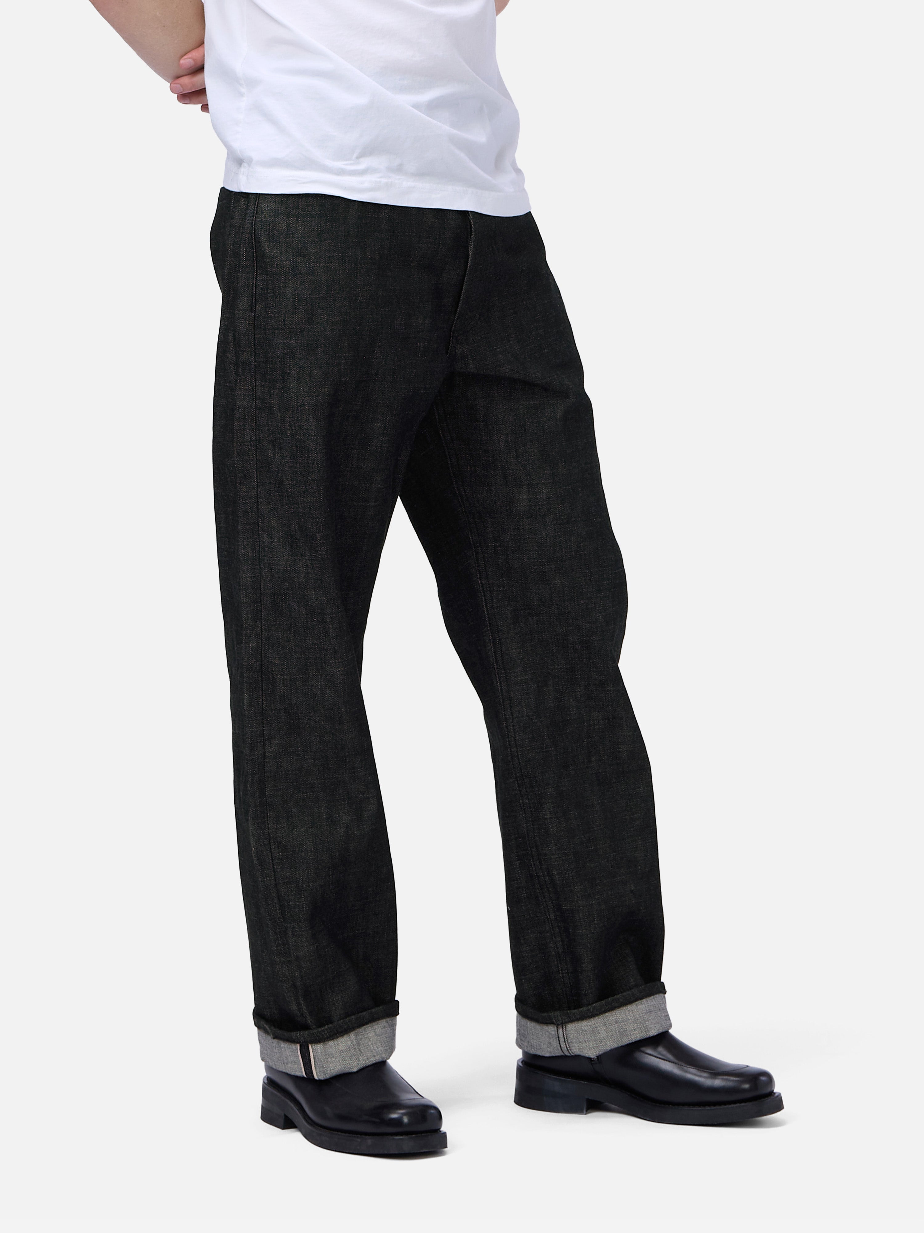 RS-203x ~ Relaxed Straight ~ Black Selvedge – 3sixteen