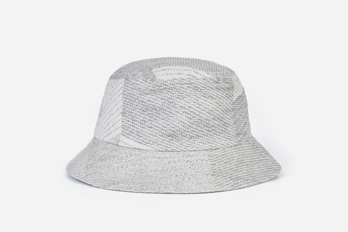 Bucket Hat ~ Ash Zig⁠ ⁠Zag Jacquard – 3sixteen