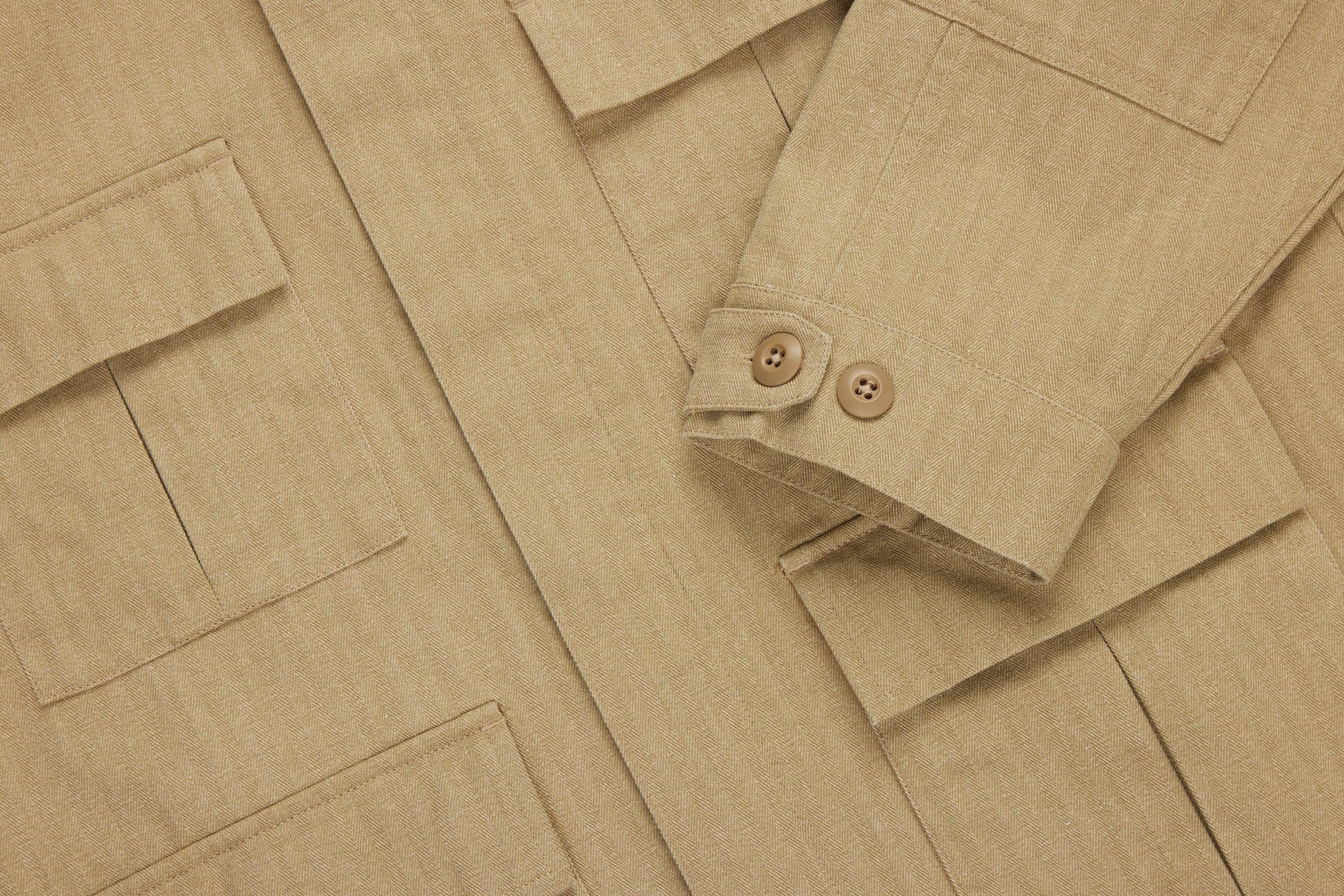 BDU Jacket ~ Sand HBT – 3sixteen