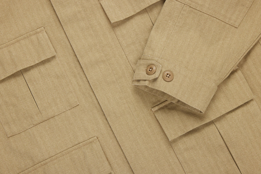 BDU Jacket ~ Sand HBT