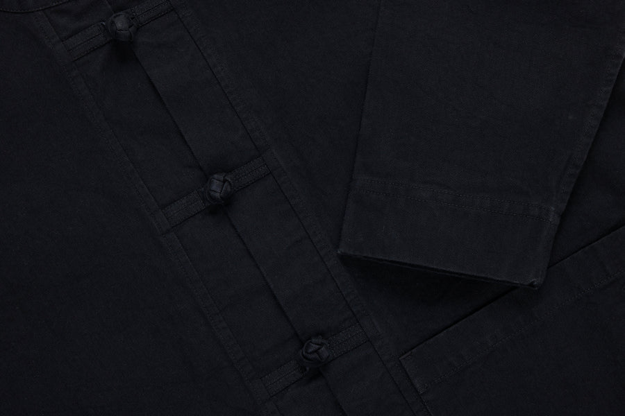 Kung Fu Jacket ~ Black Twill