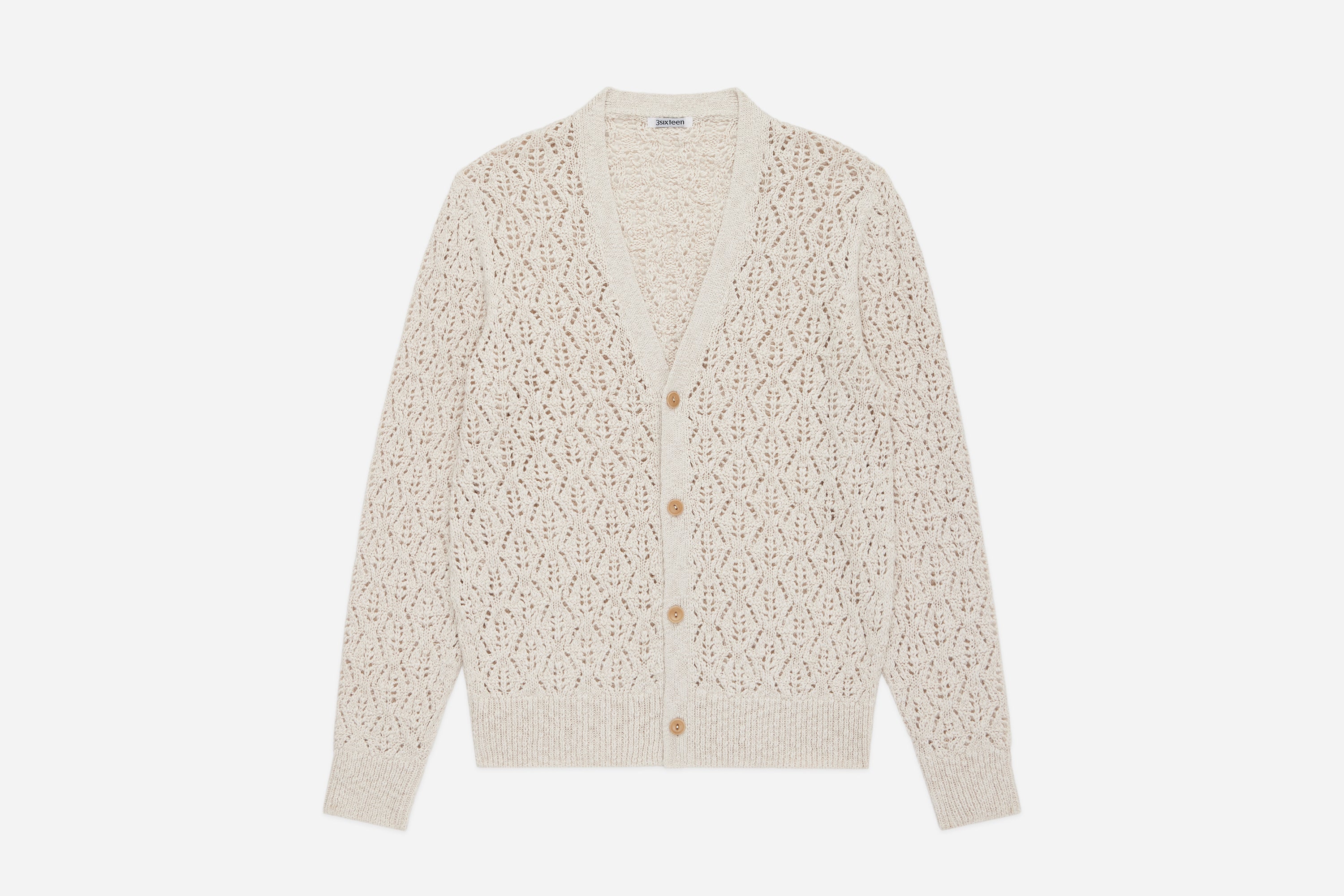 UV Knit Dress Cardigan / Sサイズ ecru Fubail / UV Knit Dress Cardigan