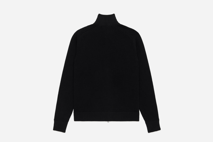 Driver Knit ~ Black Pima Cotton